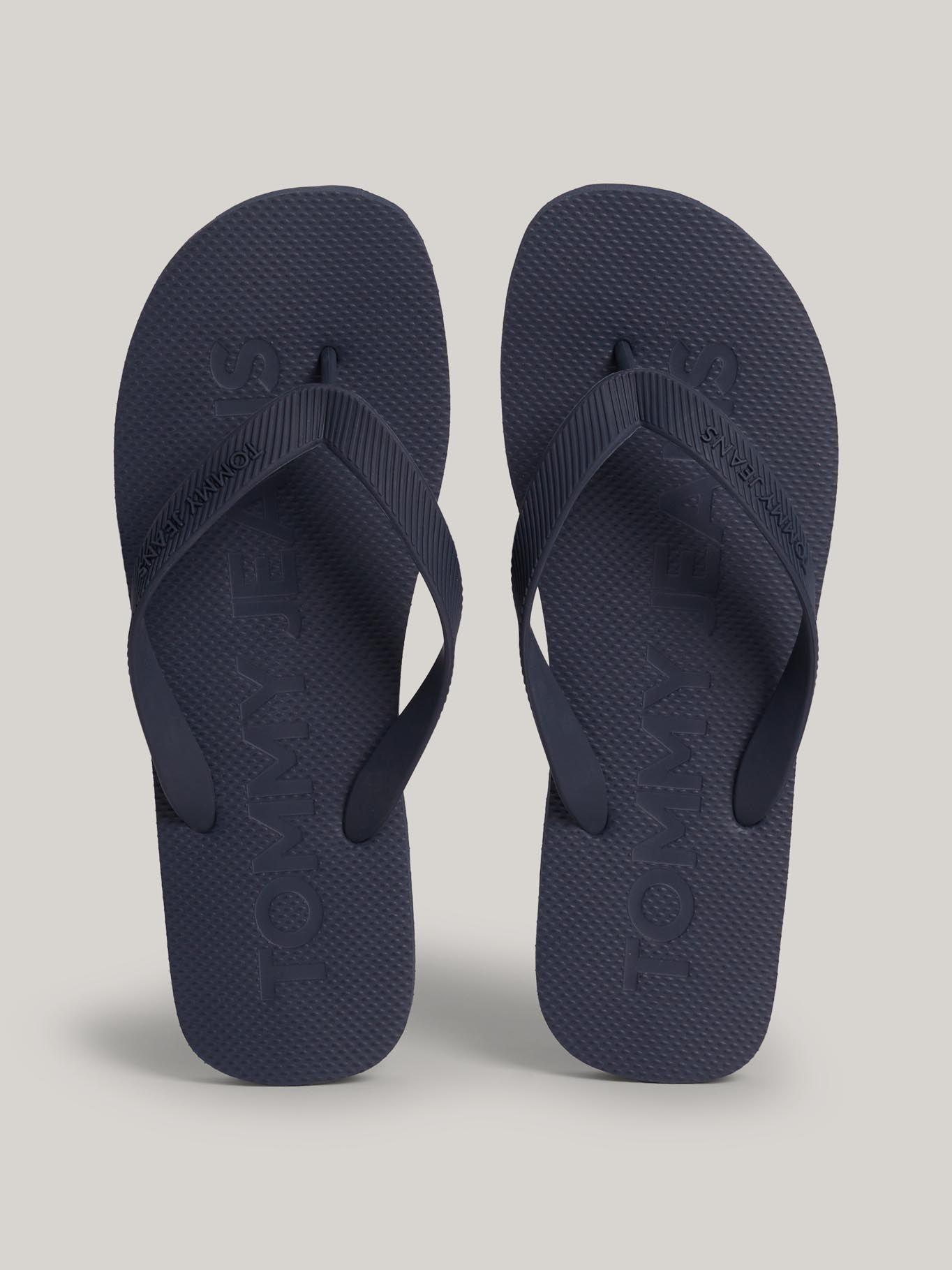 Sandalia Con Logo Azul Tommy Hilfiger-2