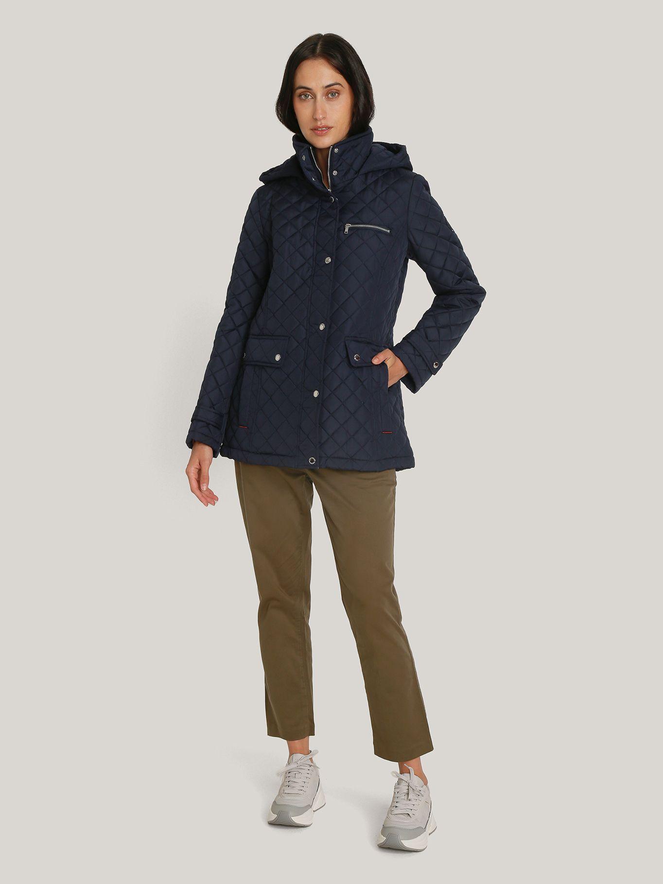 Parka Quilted acolchada con cierre Azul Tommy Hilfiger-1