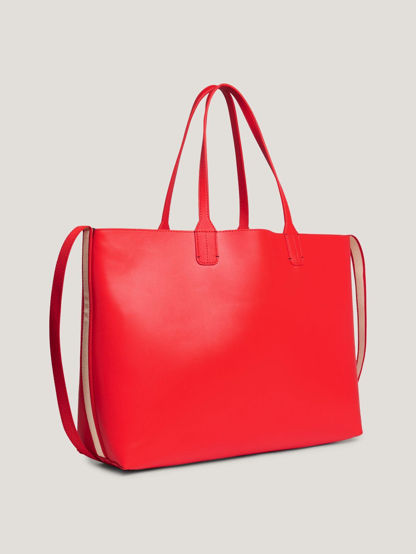 Tote Iconic Monogram Rojo Tommy Hilfiger-4