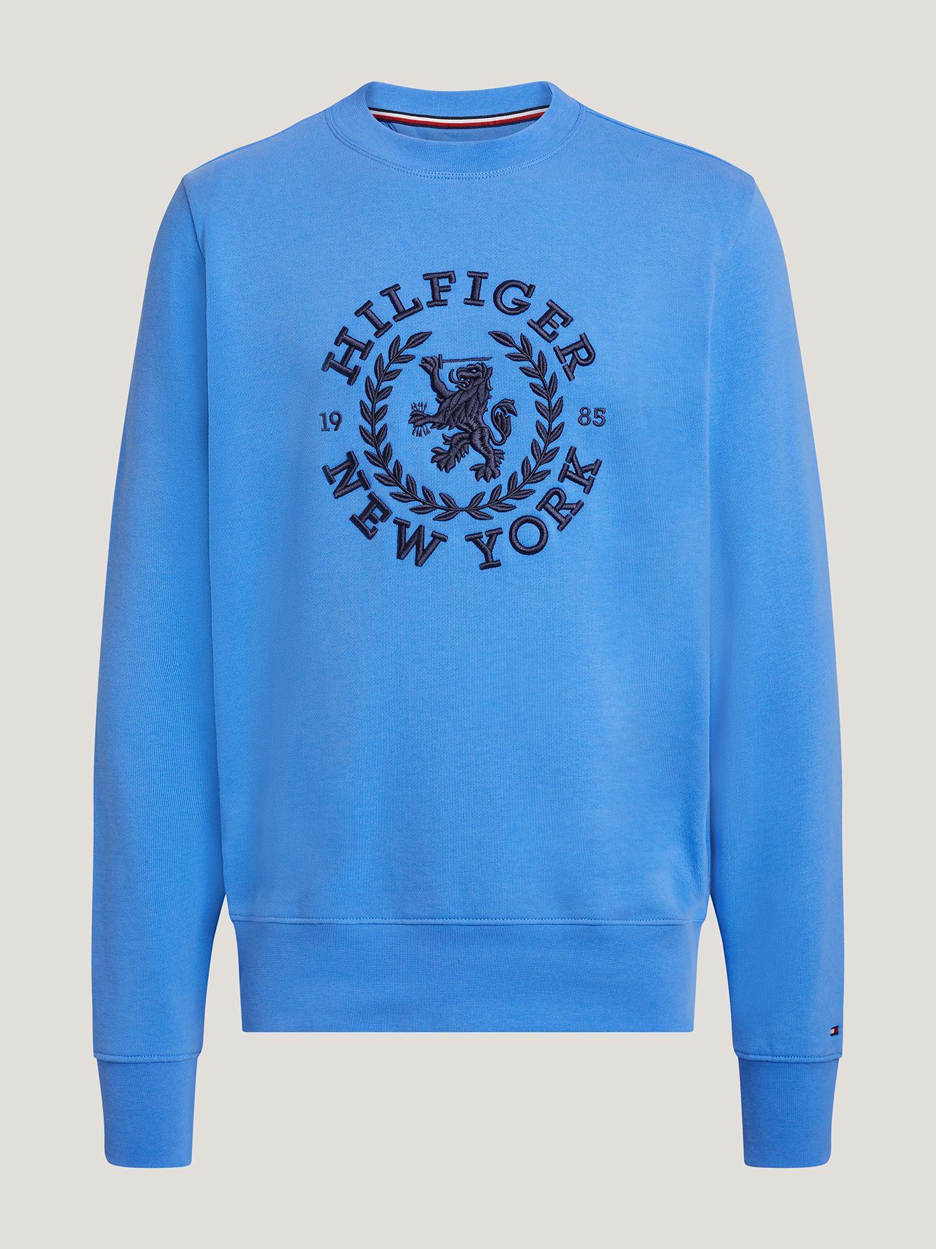 POLERÓN I CREST LOGO CELESTE TOMMY HILFIGER-4