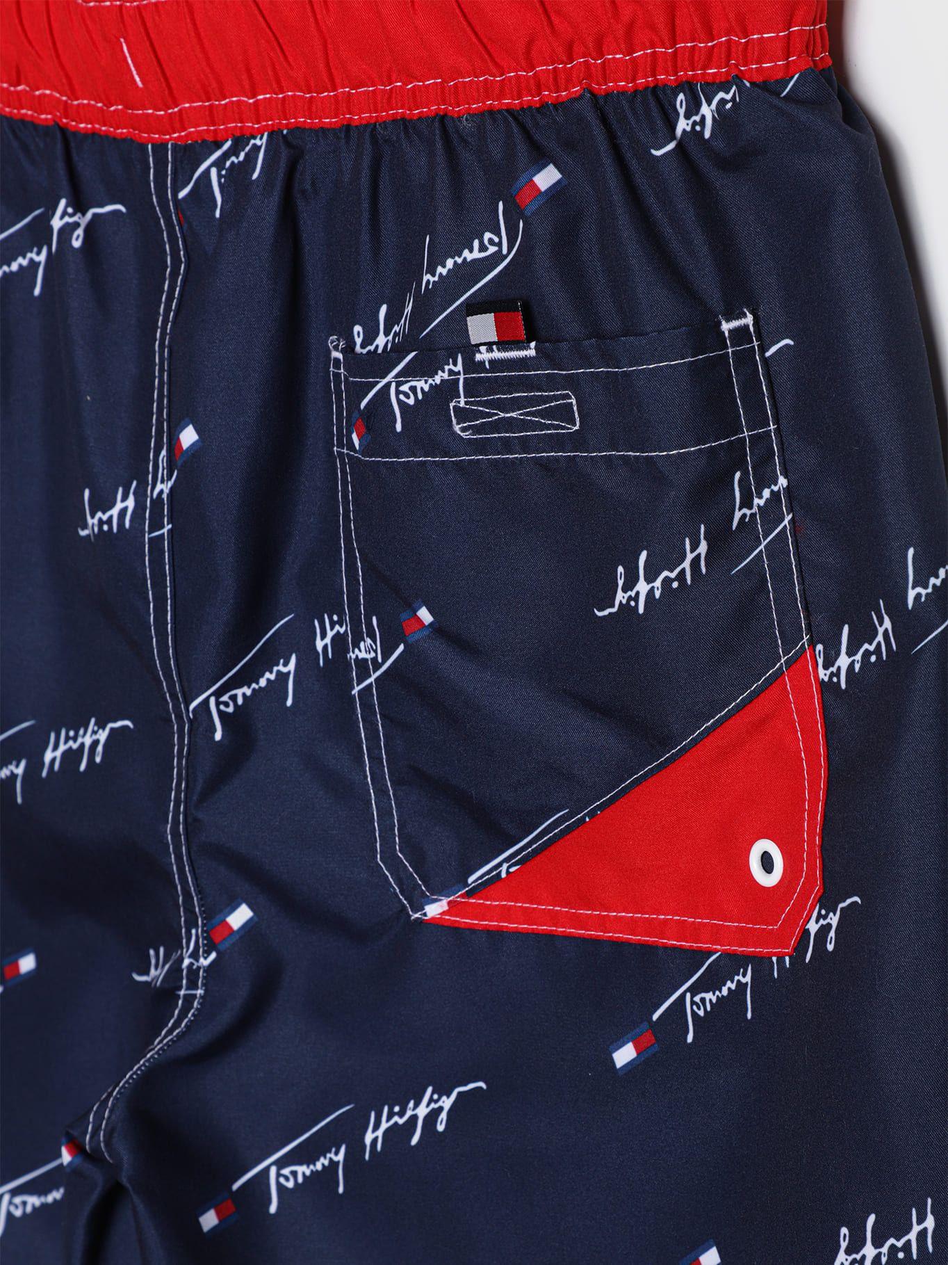 Raje De Baño Logo Signature Azul Tommy Hilfiger-3