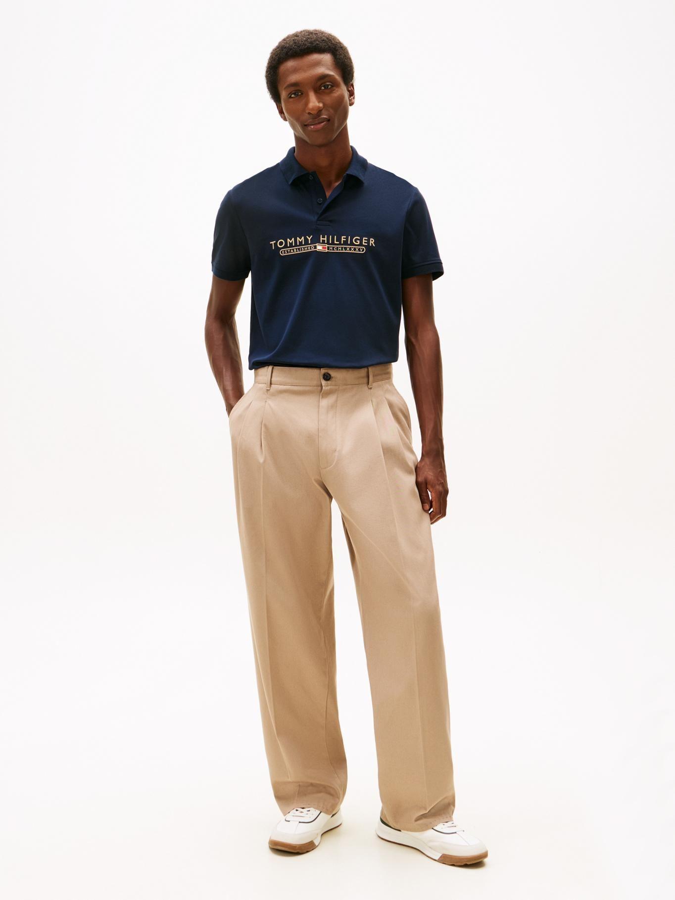 Polo Interlock Lux Regular Fit Tommy Hilfiger Azul-1