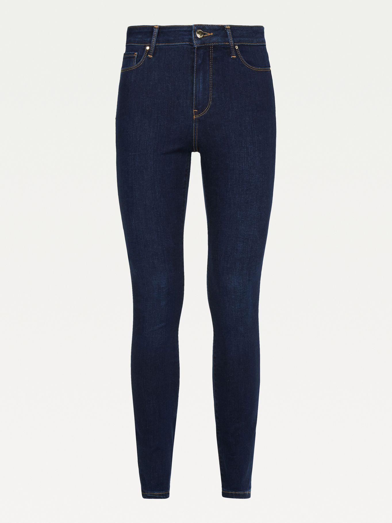 Jeans Curve Skinny De Talle Alto Azul Tommy Hilfiger-3