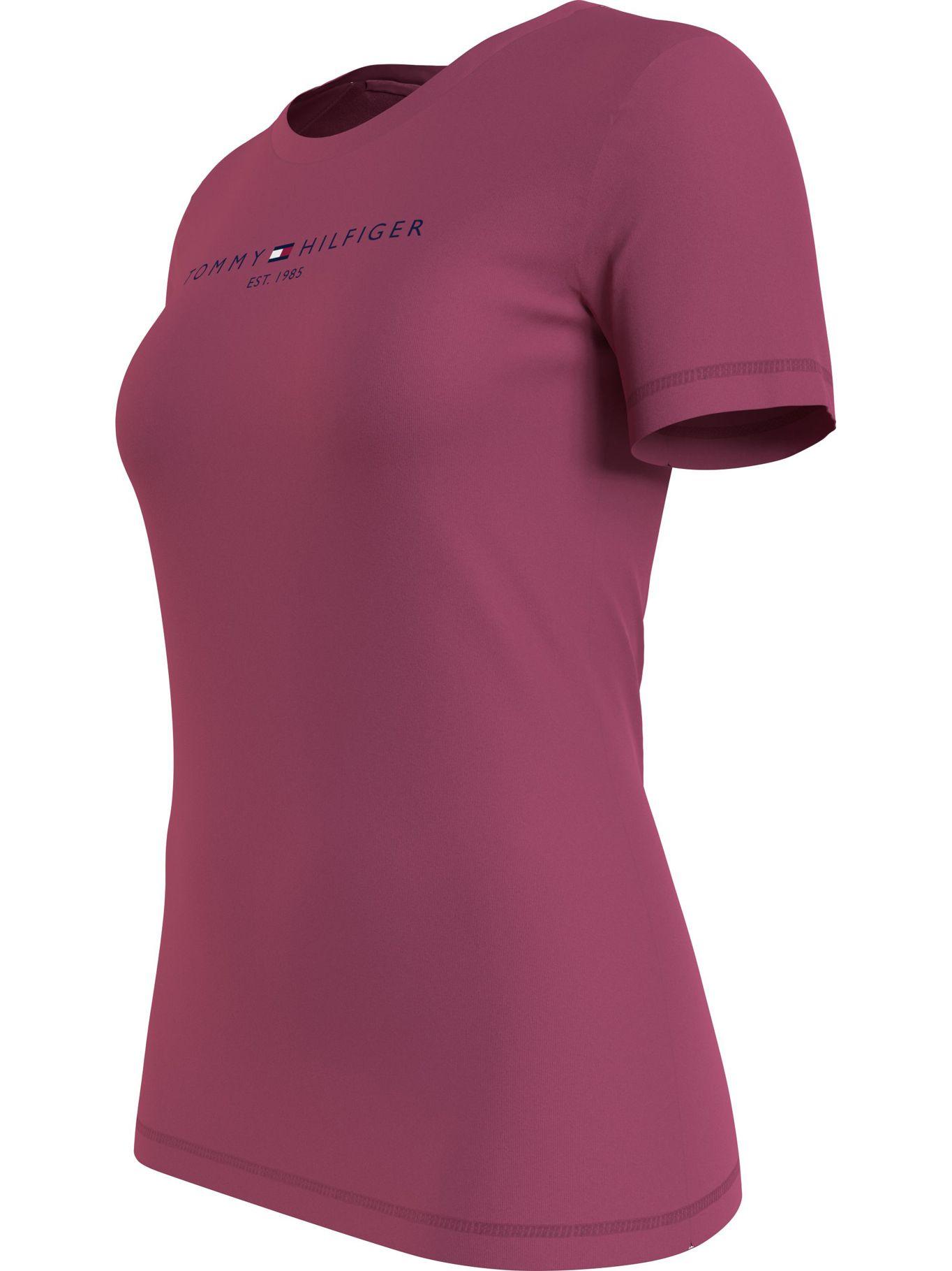 Polera Essential C-Neck Guinda Tommy Hilfiger-2
