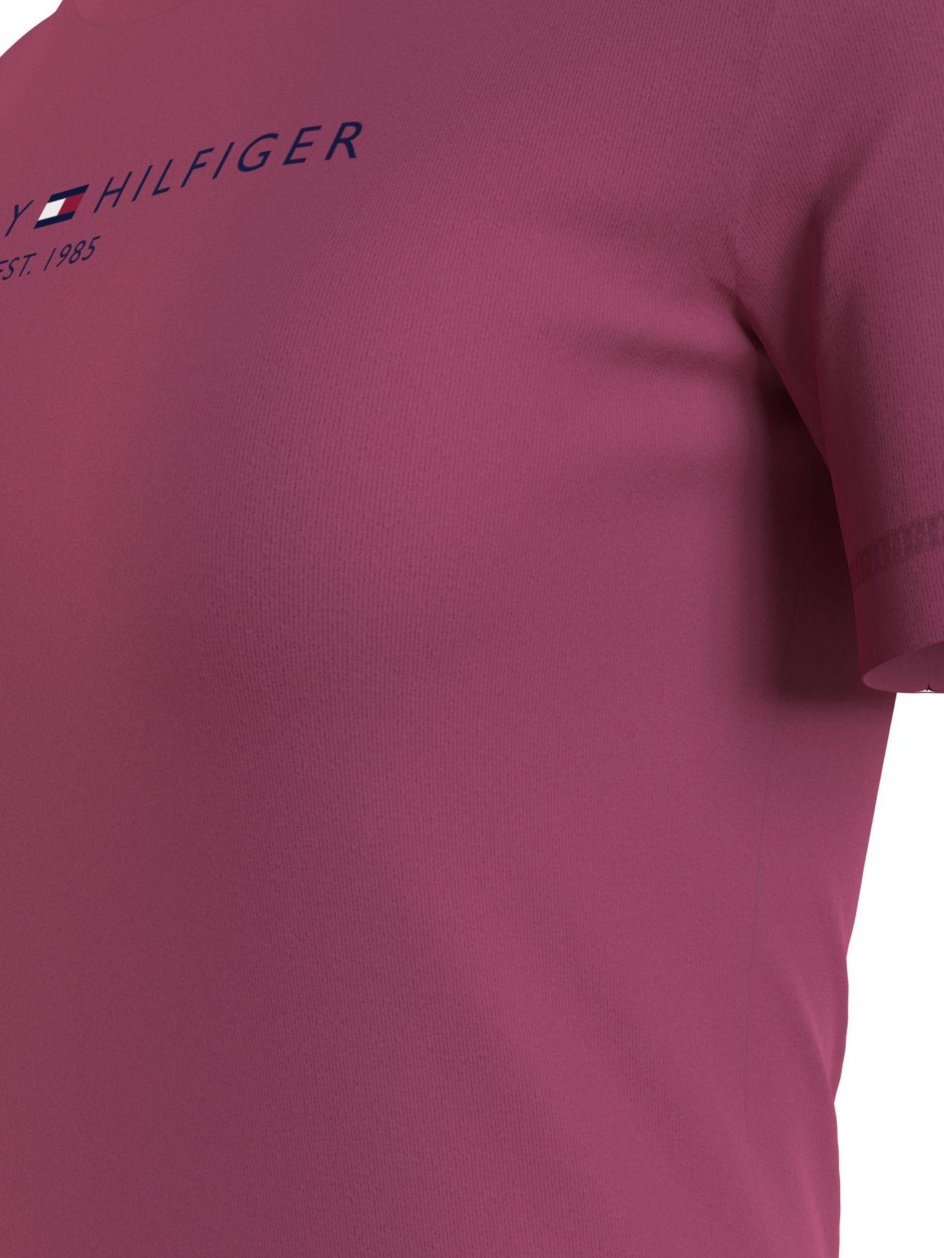 Polera Essential C-Neck Guinda Tommy Hilfiger-4