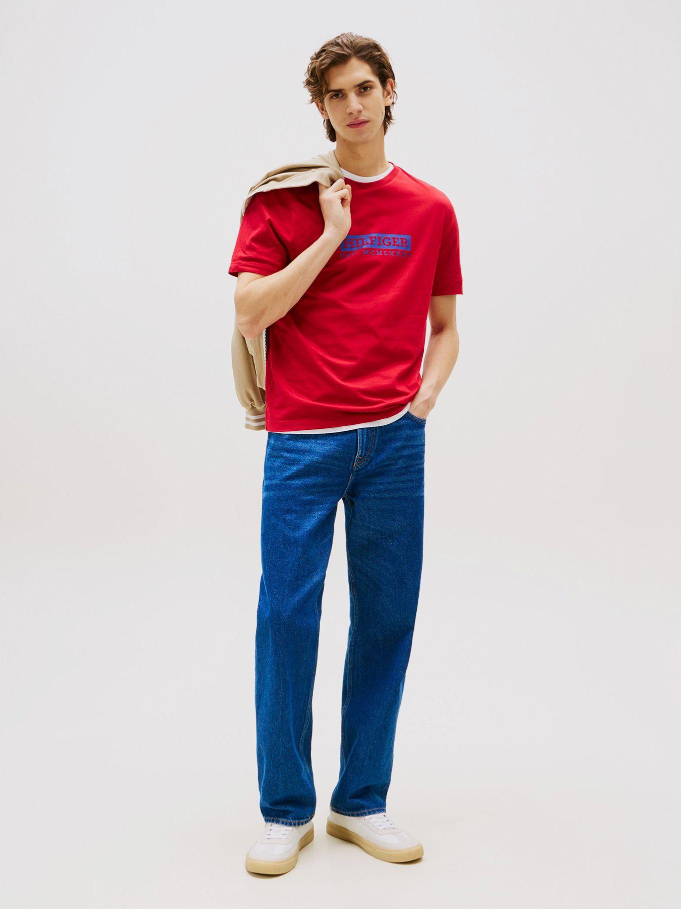 Polera Colour To Colour Logo Rojo Tommy Hilfiger-1