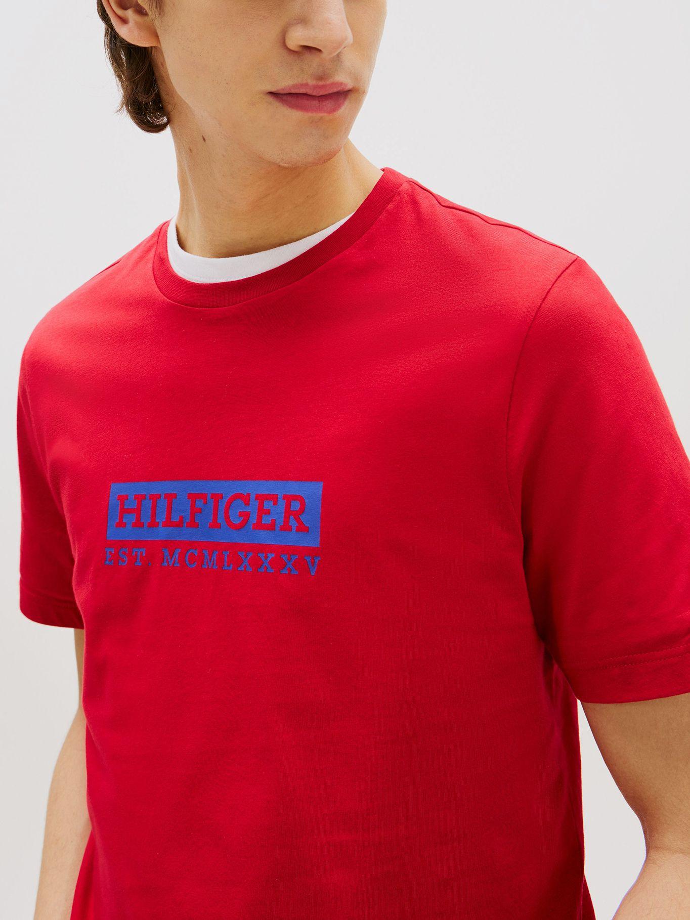 Polera Colour To Colour Logo Rojo Tommy Hilfiger-3