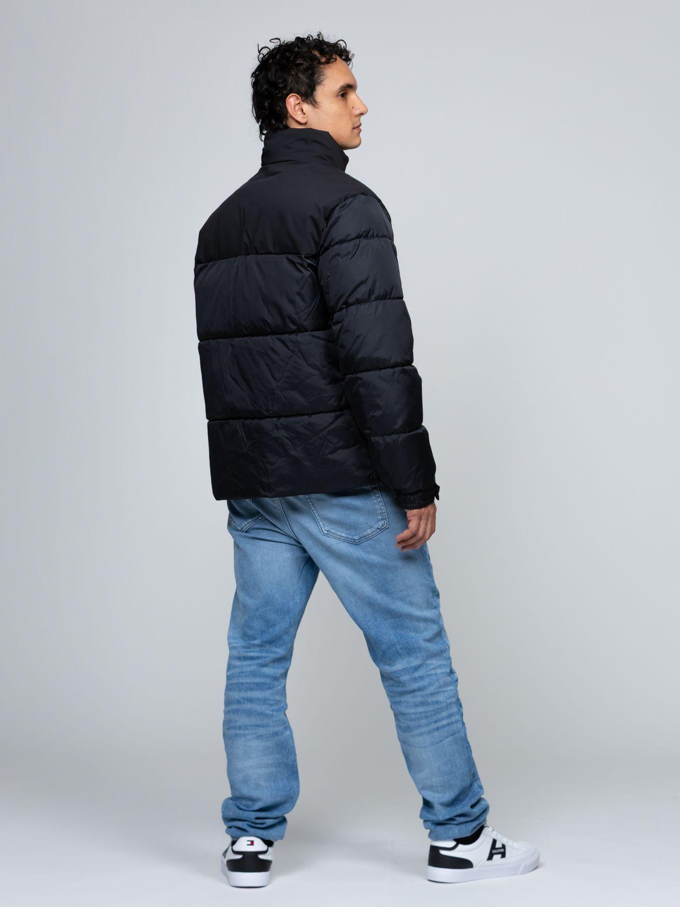 Parka Cuello Alto Acolchada Negro Tommy Hilfiger-2
