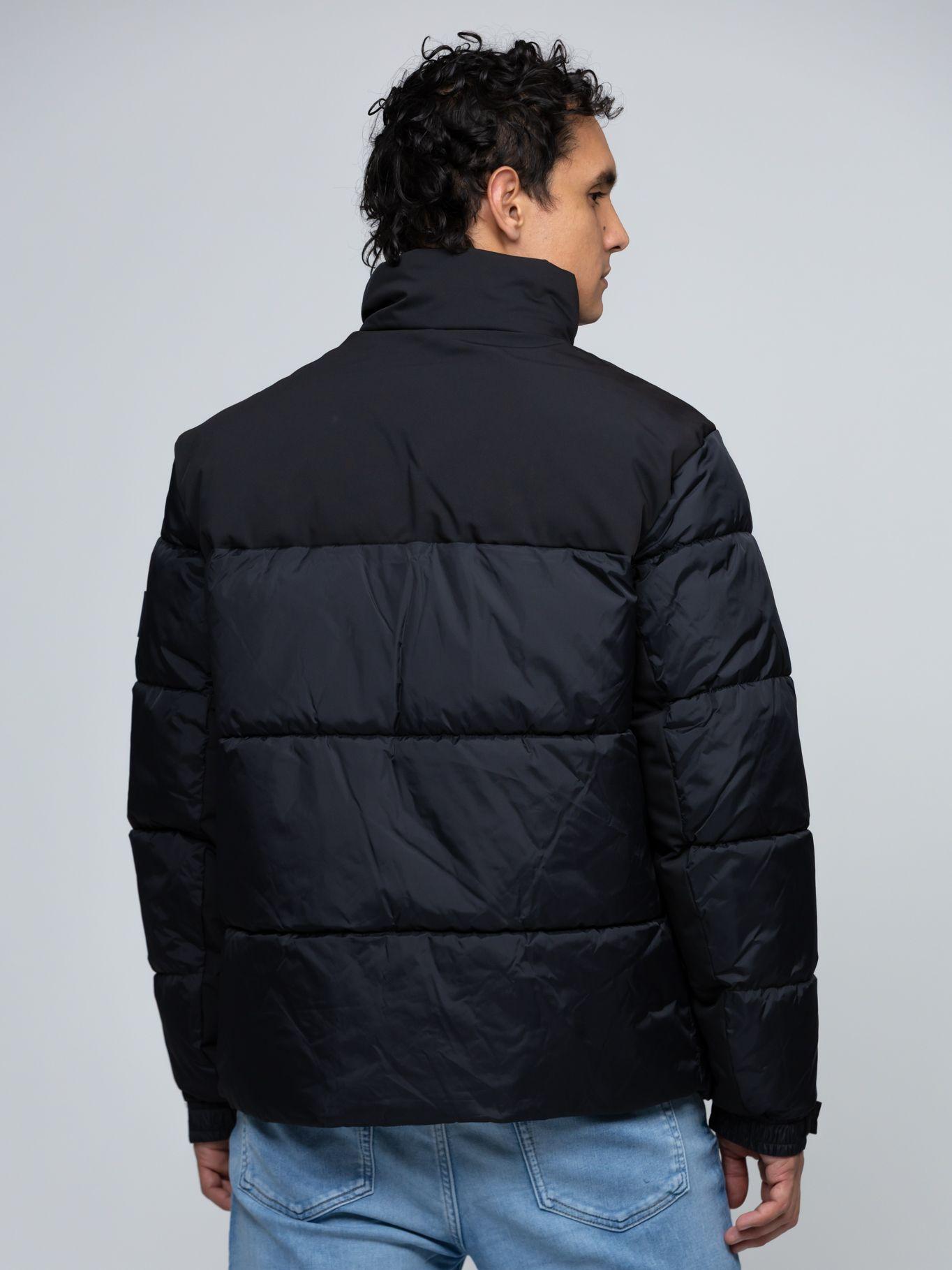 Parka Cuello Alto Acolchada Negro Tommy Hilfiger-3