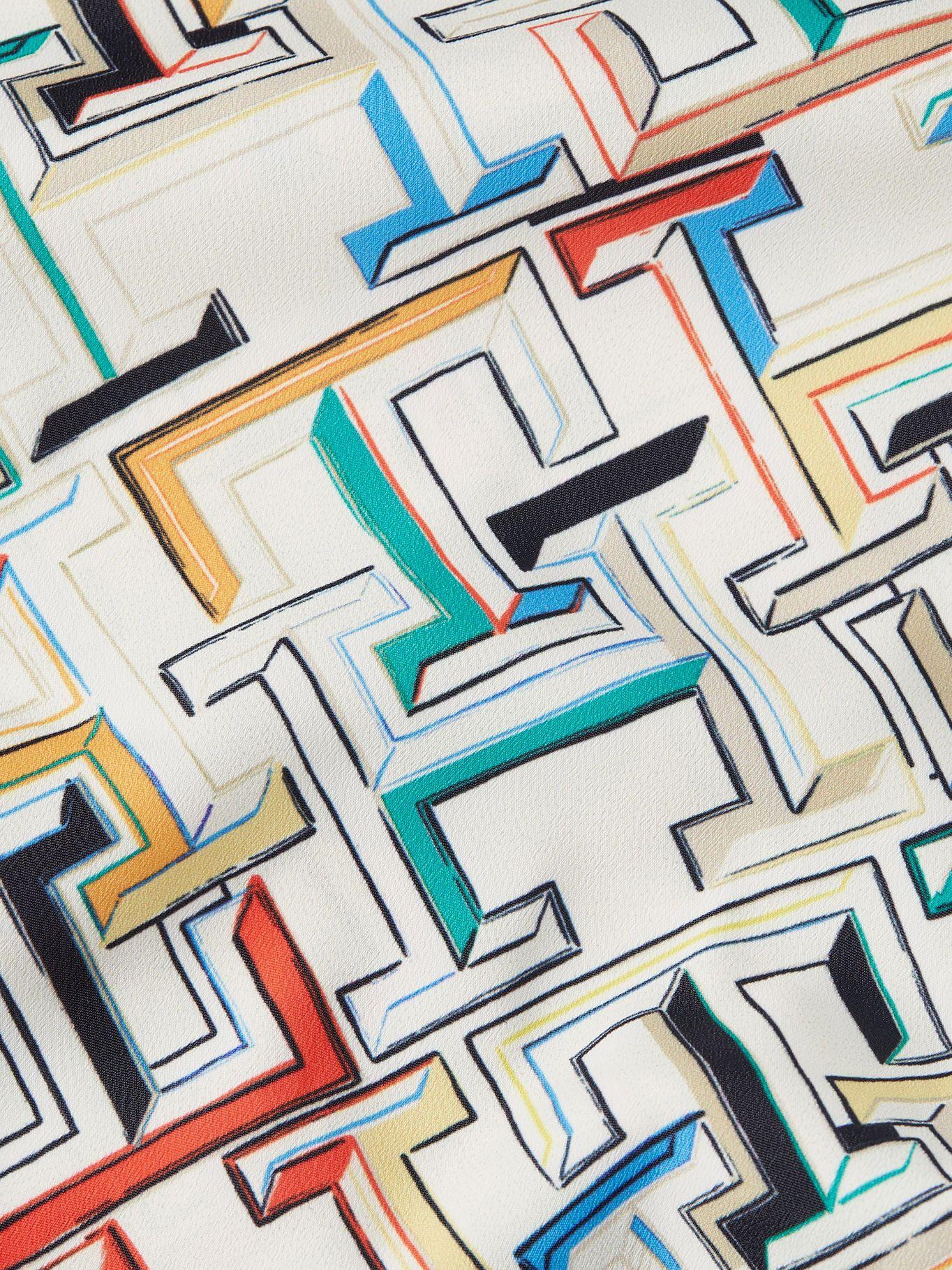 Vestido Estampado Monograma Multicolor Tommy Hilfiger-2