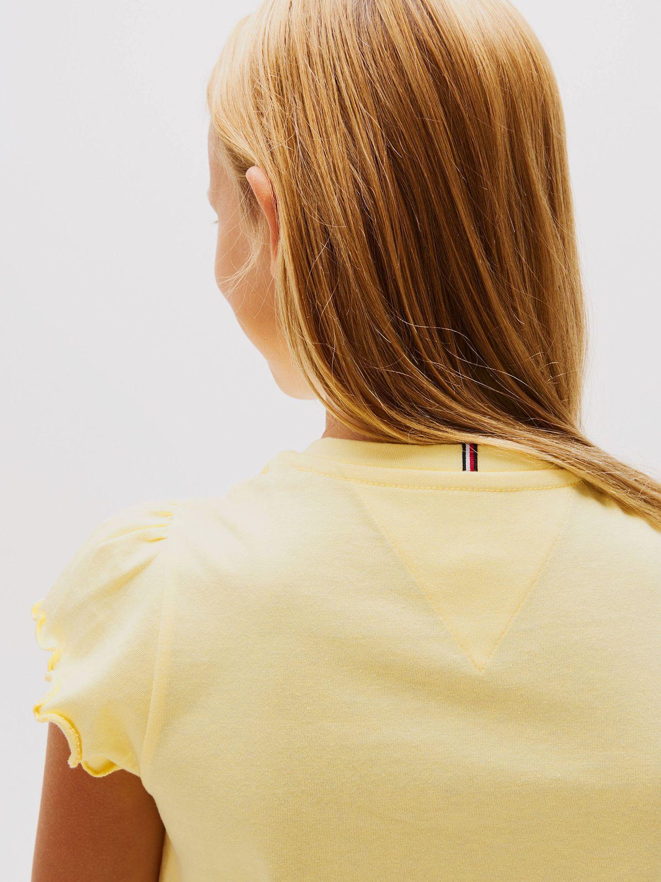 Polera Essential De Corte Slim Amarillo Tommy Hilfiger-3