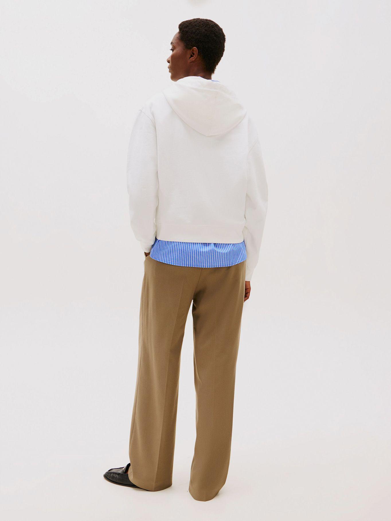 Polerón Hoodie Contrast Flag Logo Blanco Tommy Hilfiger-2