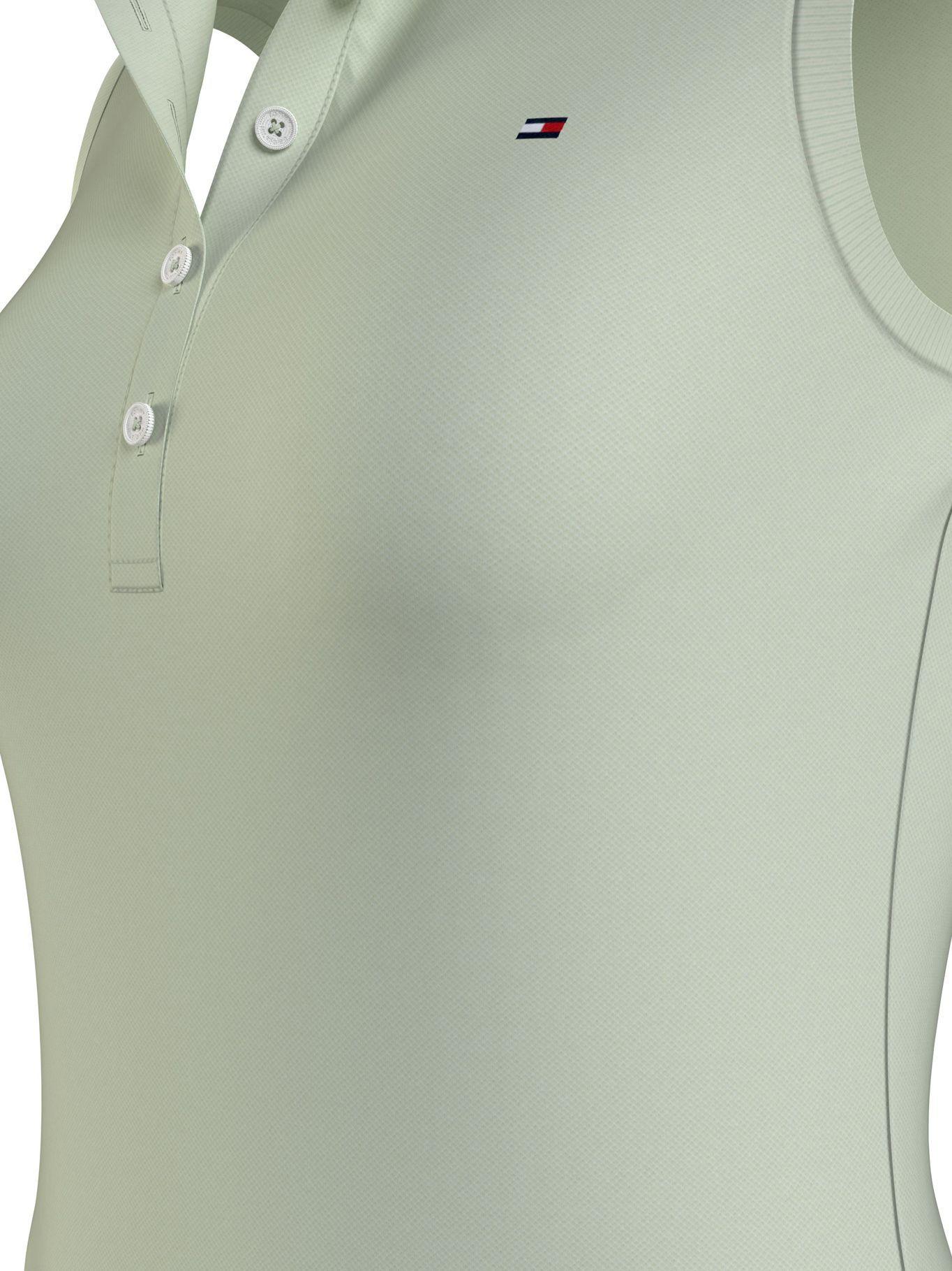Polo Sin Mangas Cotton Verde Tommy Hilfiger JN2-3