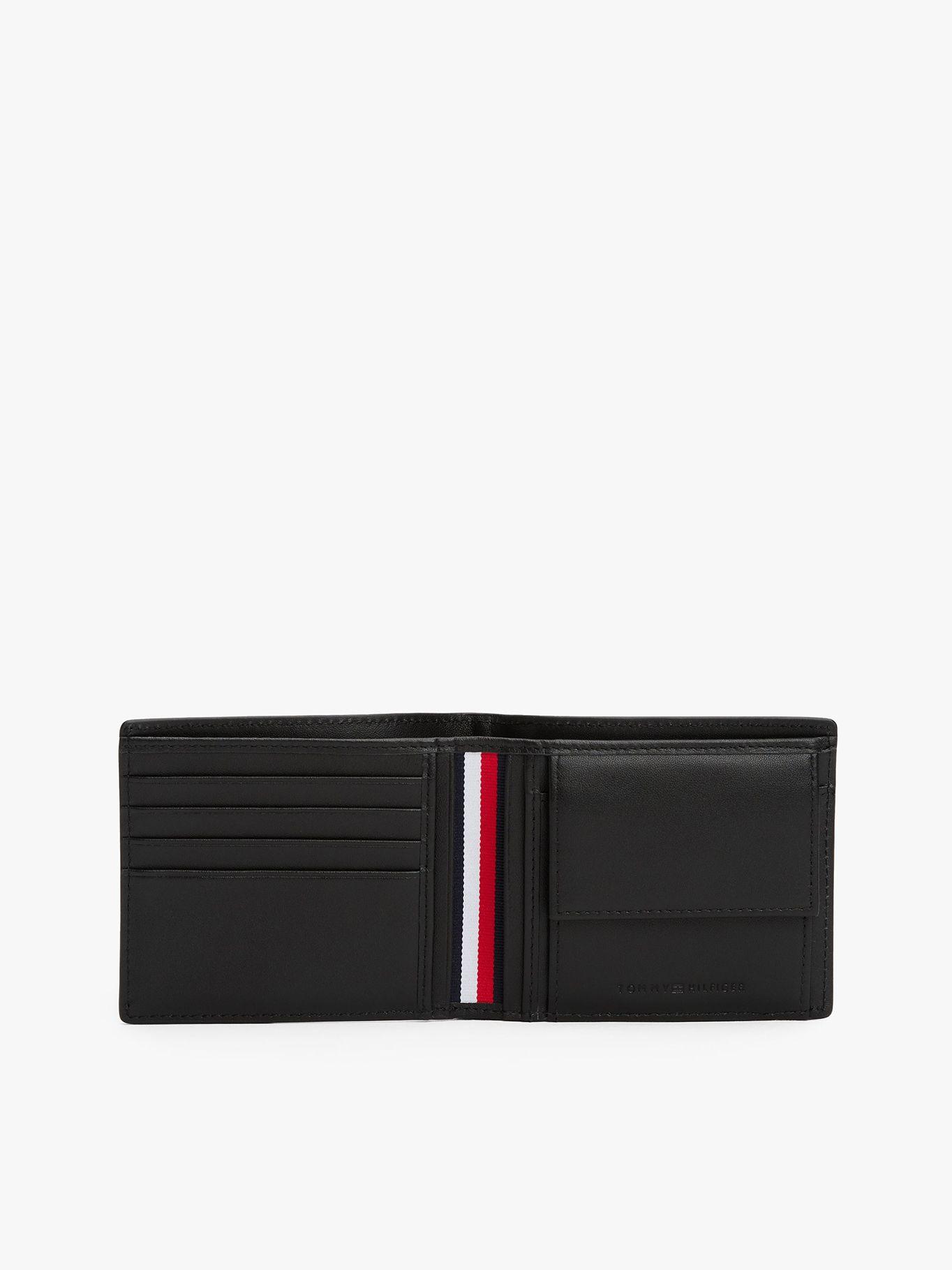 Billetera Central Plegable Cuero Negro Tommy Hilfiger-3
