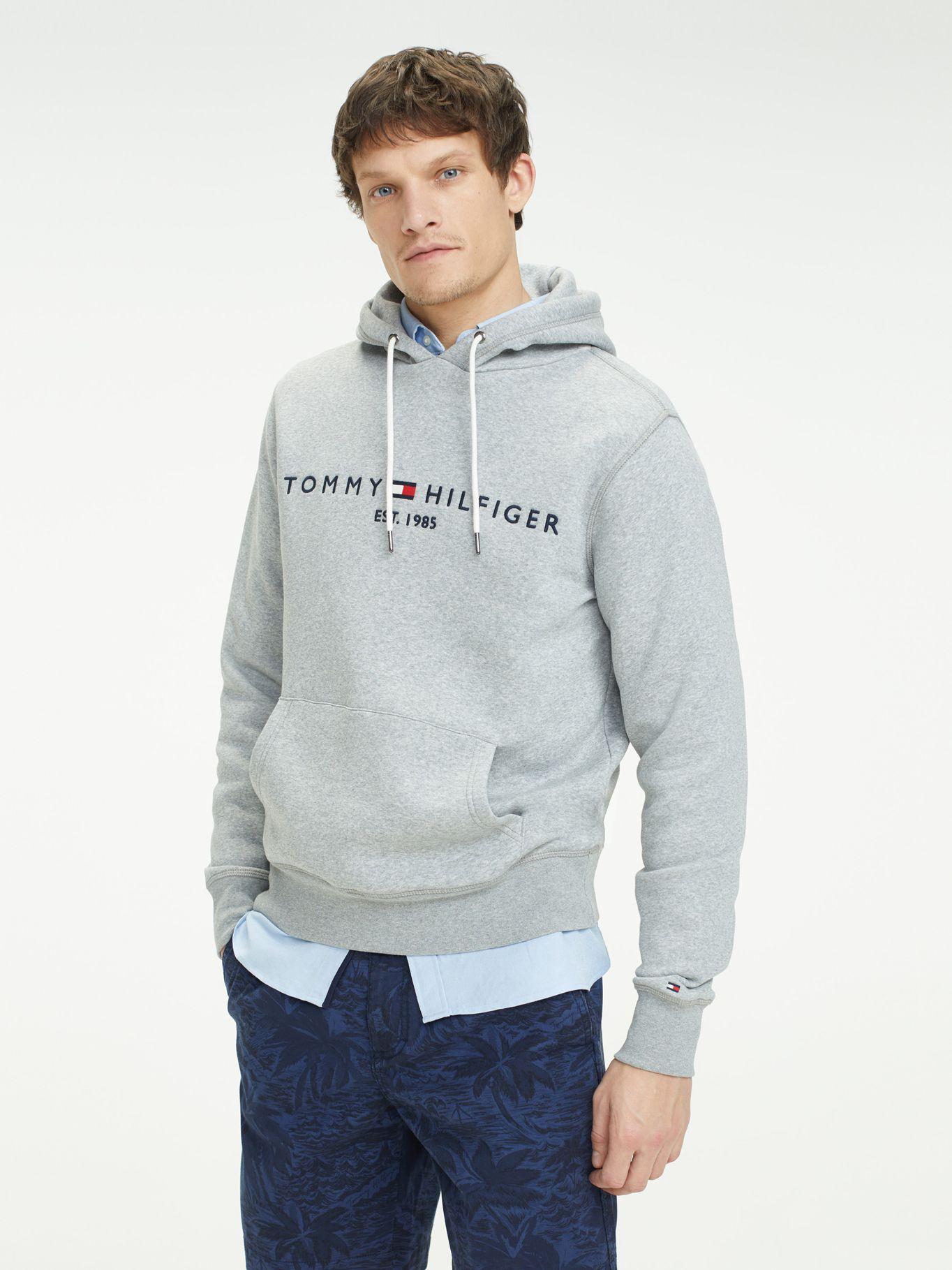 Polerón Hoodie Core Logo Gris Tommy Hilfiger-0