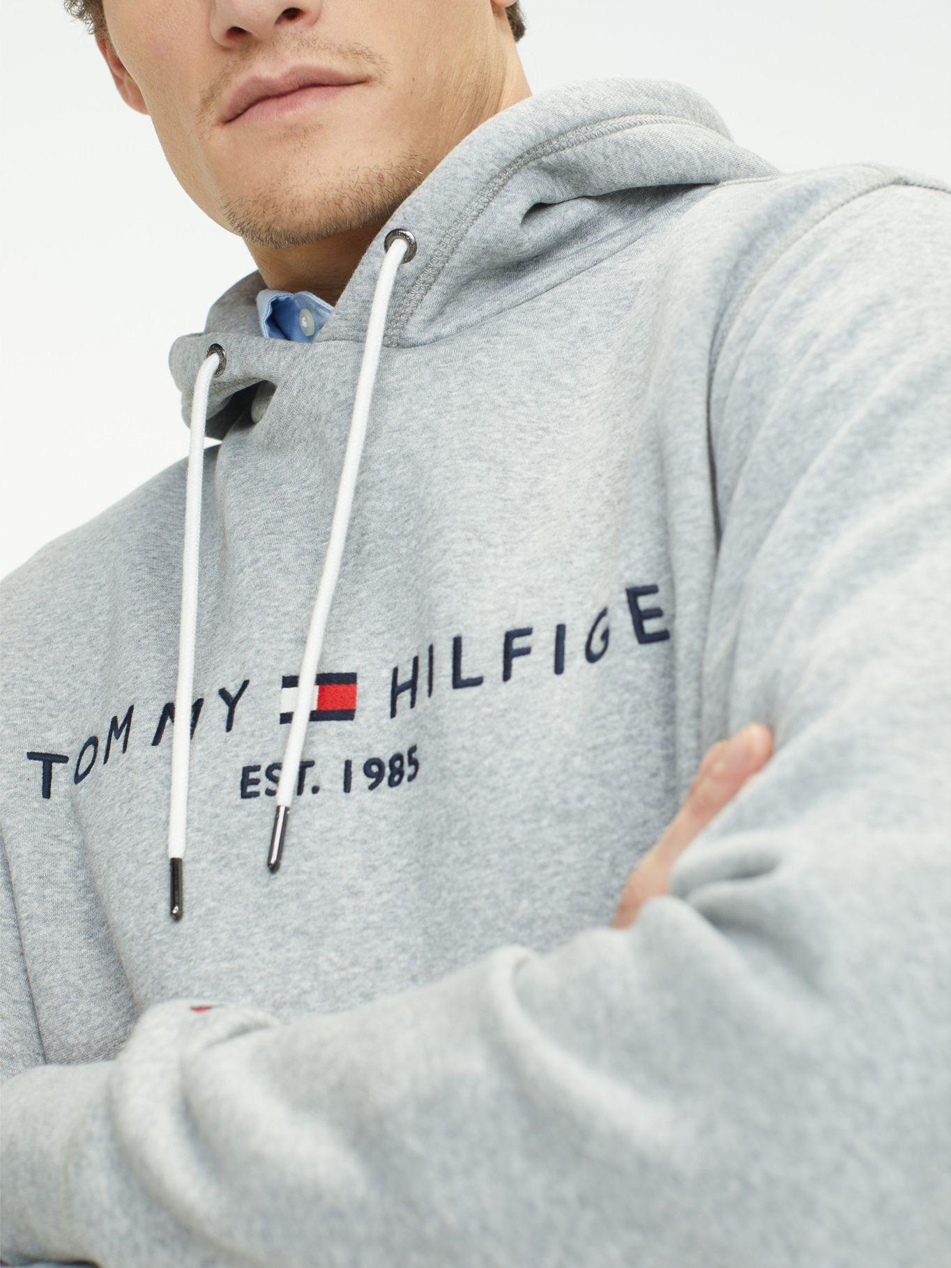 Polerón Hoodie Core Logo Gris Tommy Hilfiger-3
