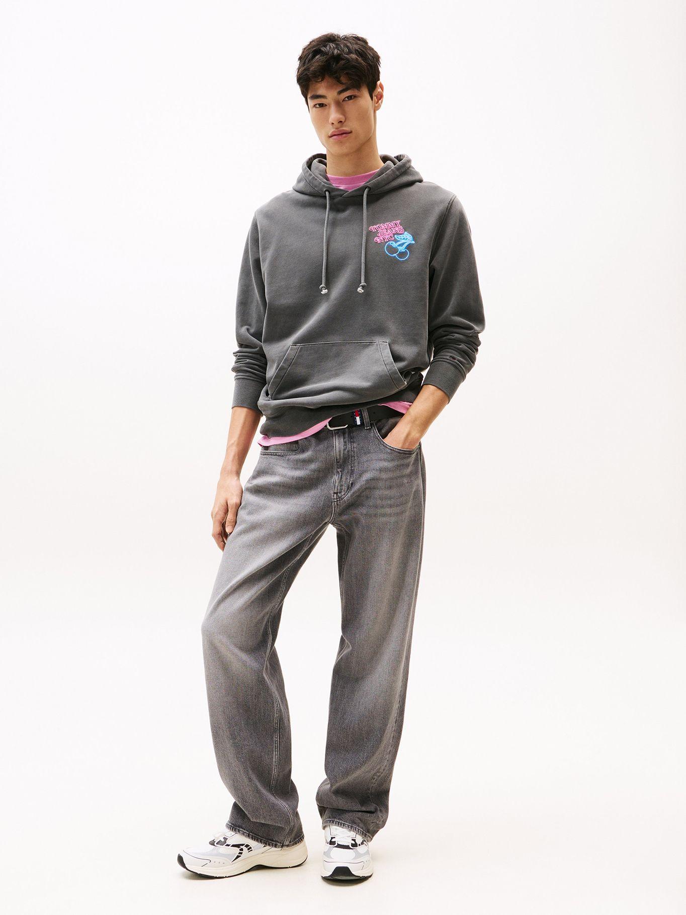 Polerón Hoodie Gráfico Trasero Negro 0GJ Tommy Jeans-1