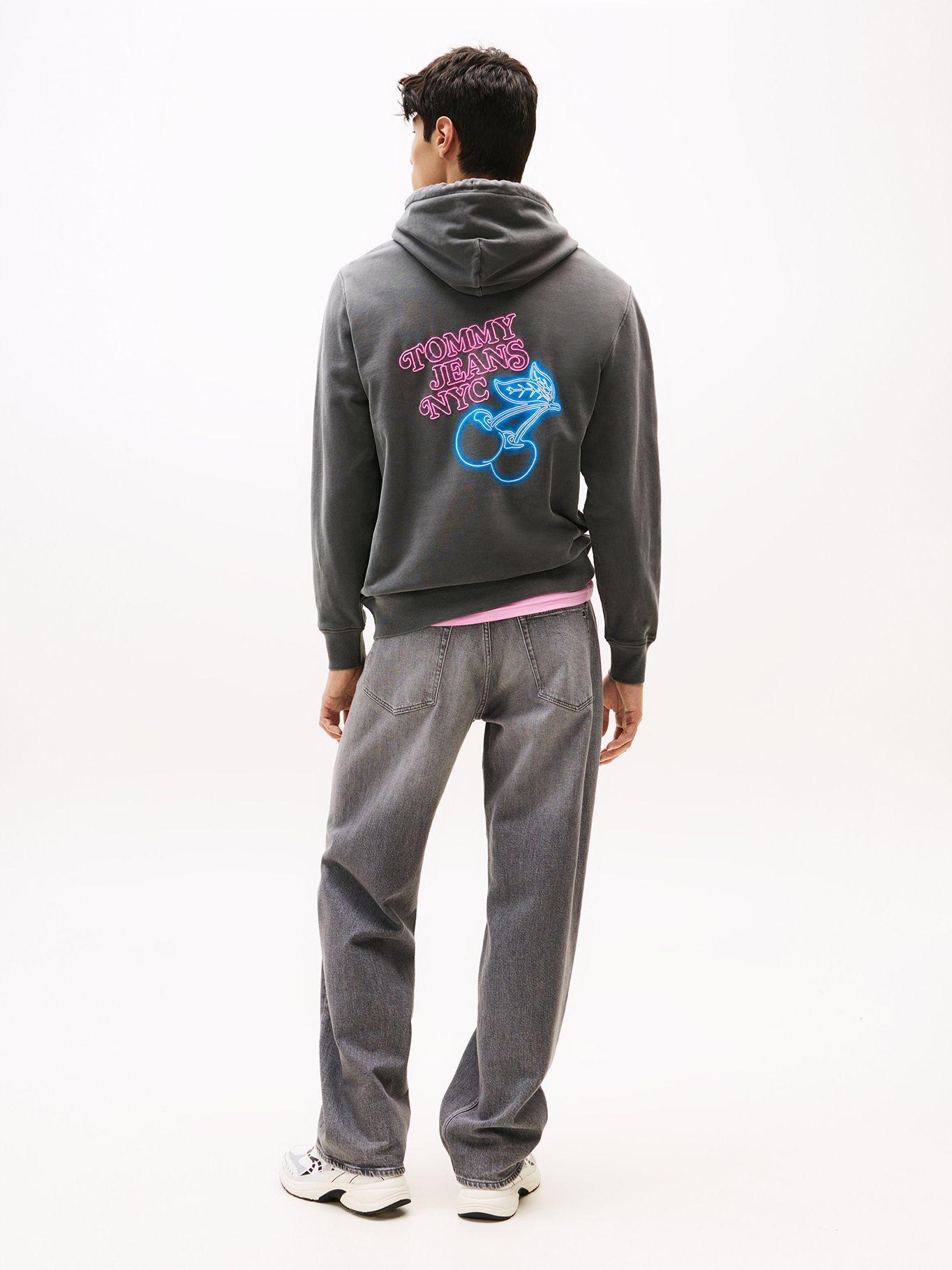 Polerón Hoodie Gráfico Trasero Negro 0GJ Tommy Jeans-2