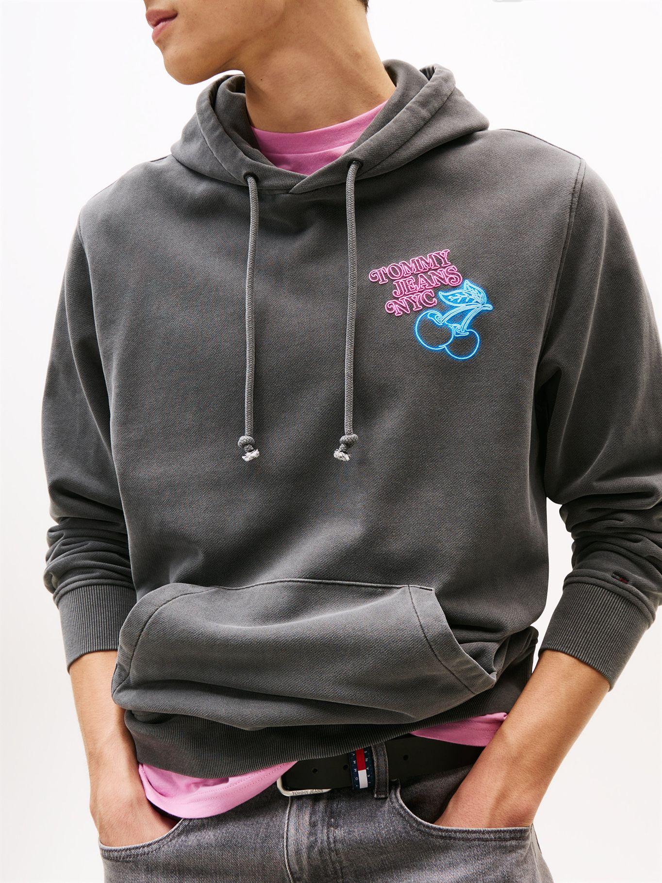 Polerón Hoodie Gráfico Trasero Negro 0GJ Tommy Jeans-3