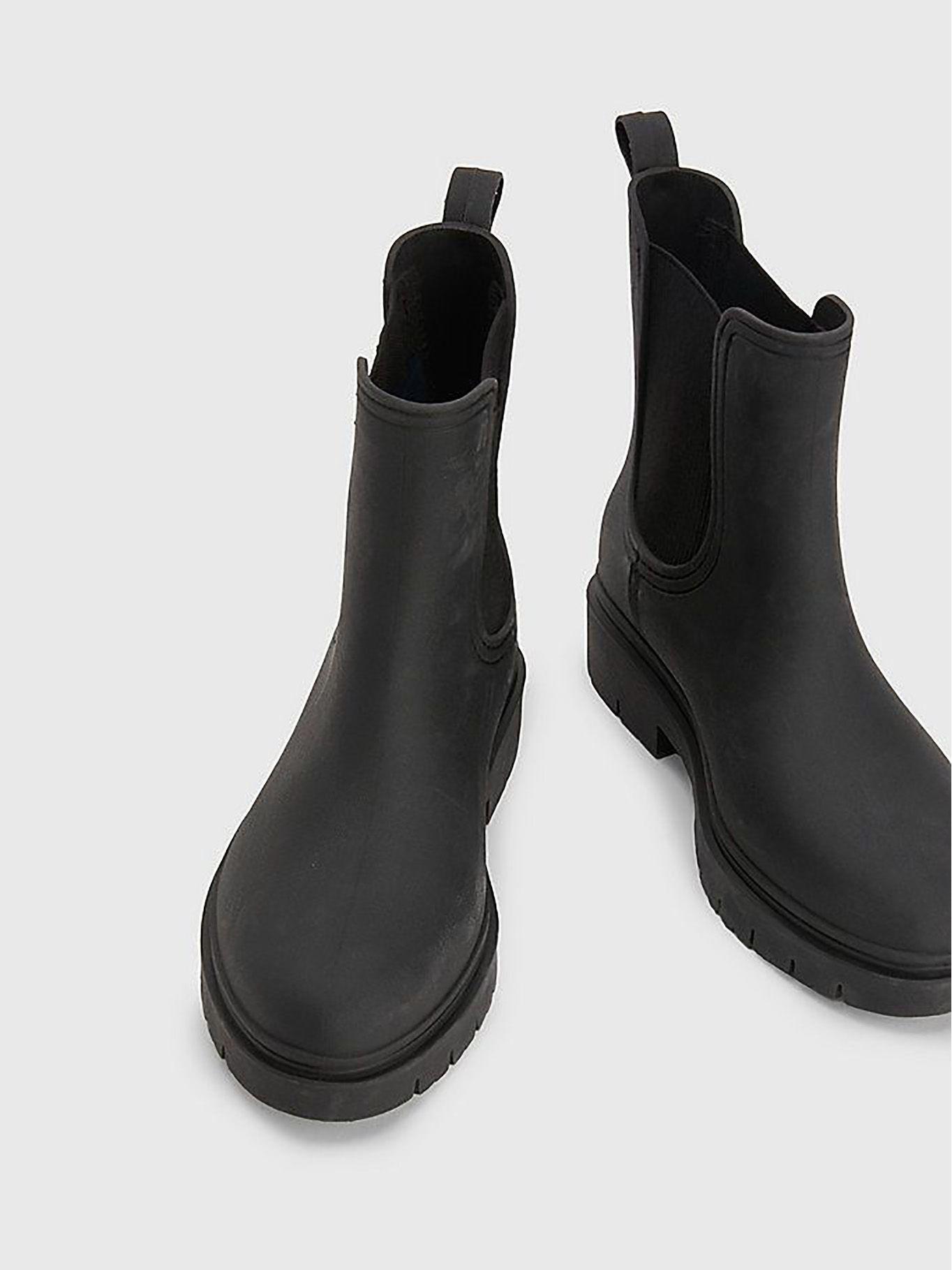 Botas De Lluvia Chelsea Negro Tommy Hilfiger-3