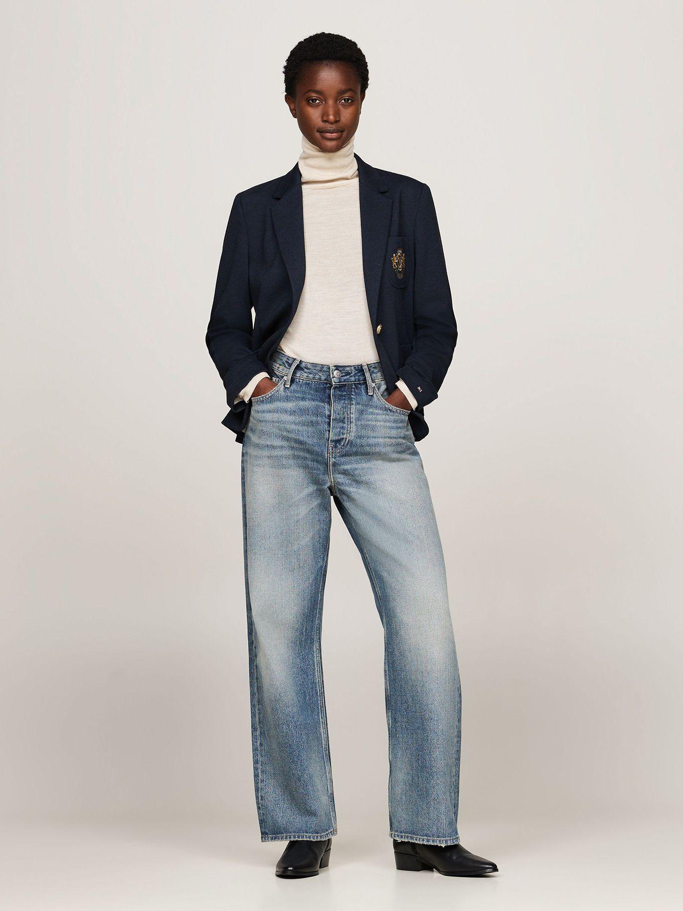 Blazer Heritage Crest Slim Fit Azul Tommy Hilfiger-1