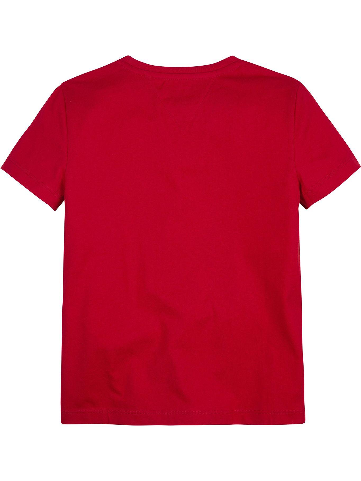 Polera Niña Logo Monotype XNL Rojo Tommy Hilfiger-1