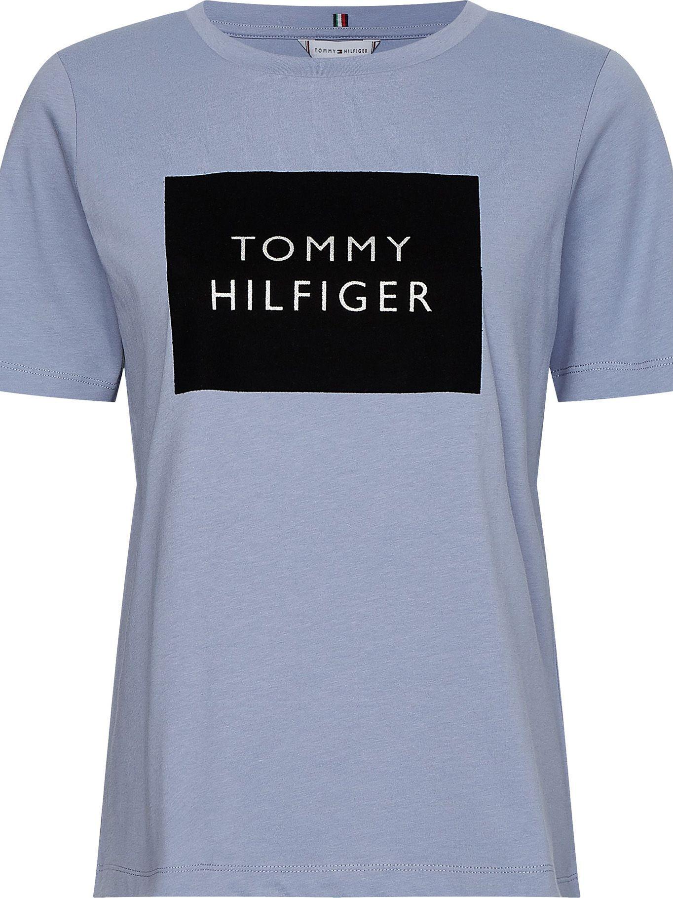 Polera Flock Box Azul Tommy Hilfiger F2-0