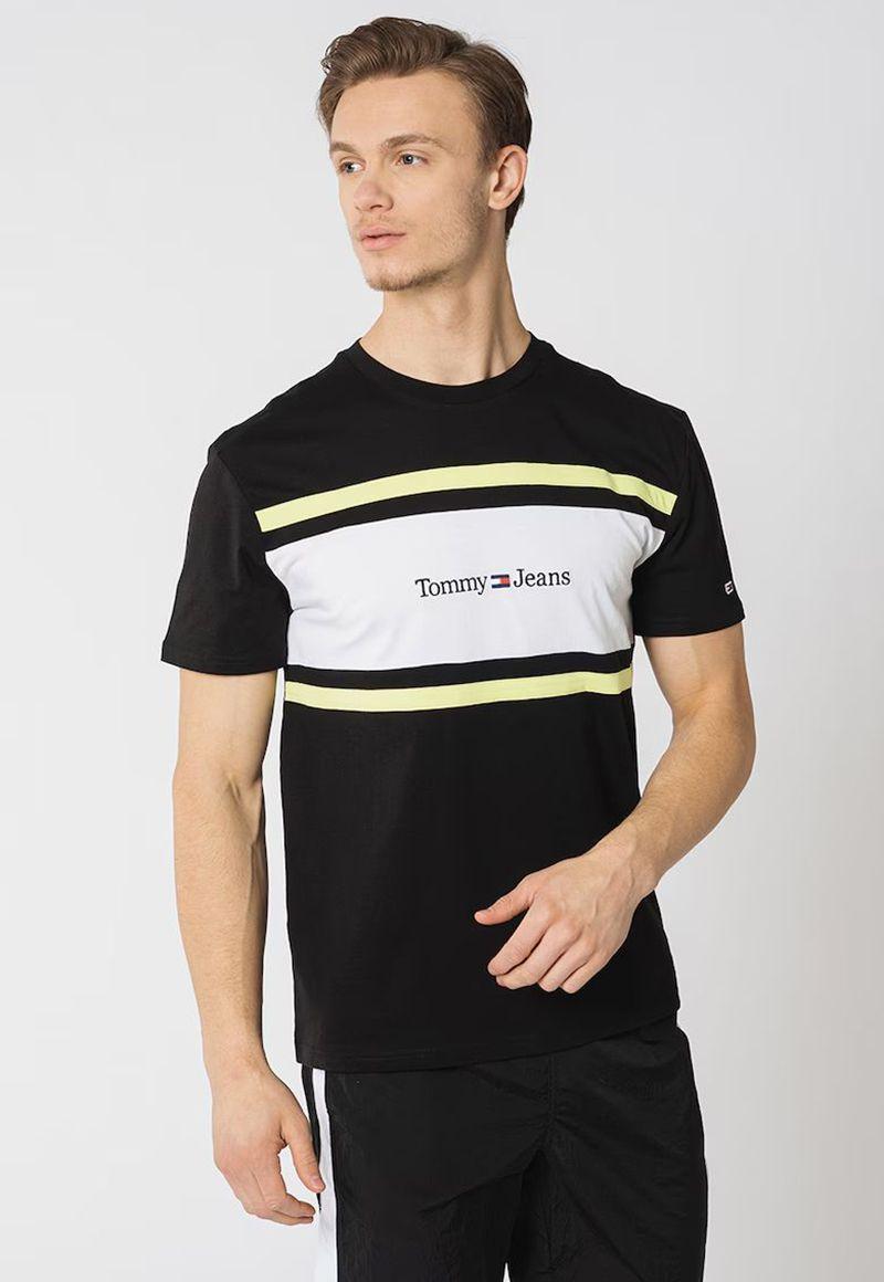 Polera Classic Linear Negro Tommy Hilfiger-1