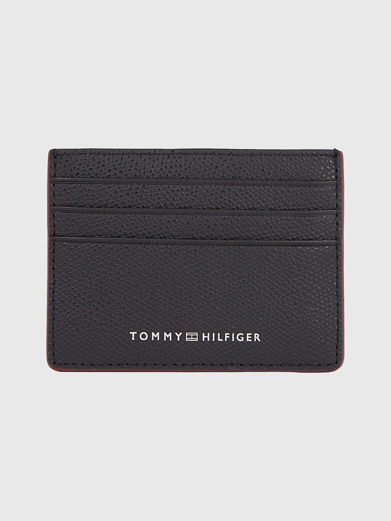 Tarjetero Cuero Solid Negro Tommy Hilfiger-0