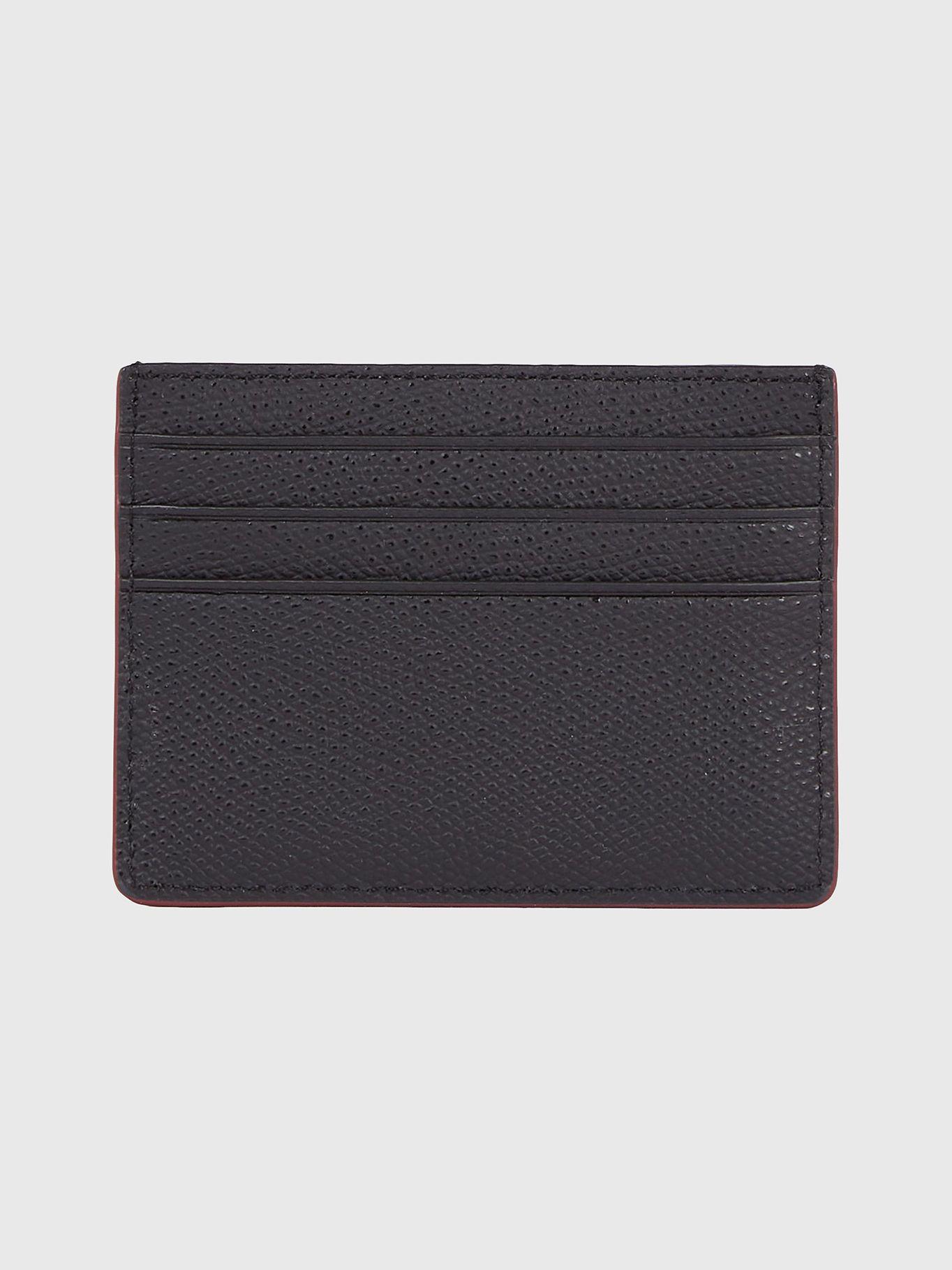 Tarjetero Cuero Solid Negro Tommy Hilfiger-1