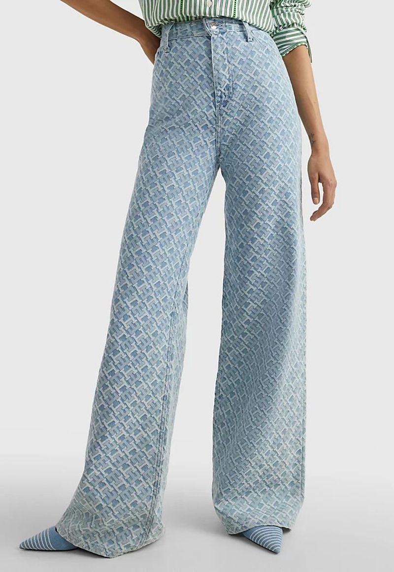 Jeans Jacquard Mongram Celeste Tommy Hilfiger-0
