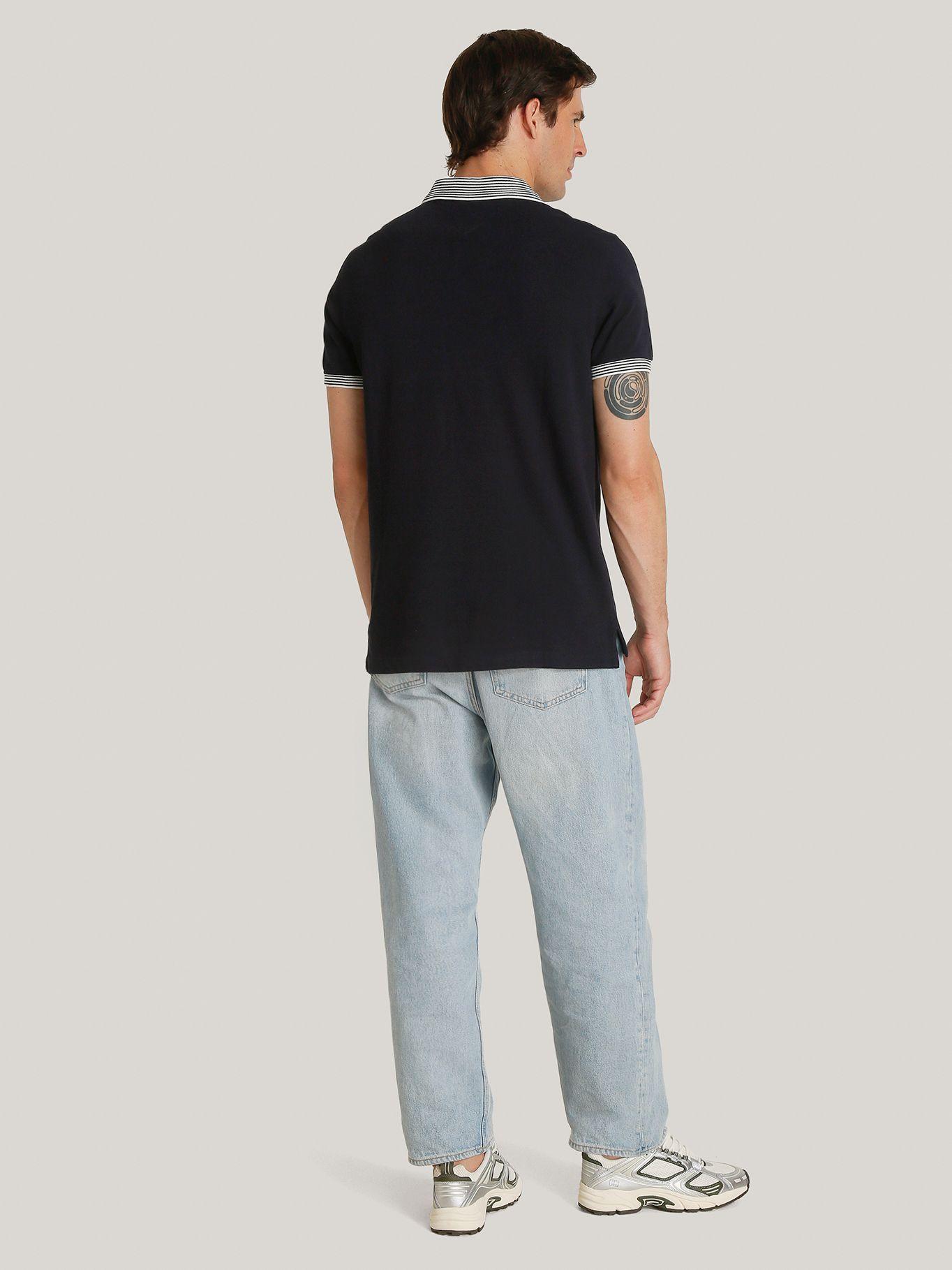 Polo Con Rayas Regular Fit Azul Tommy Hilfiger-2