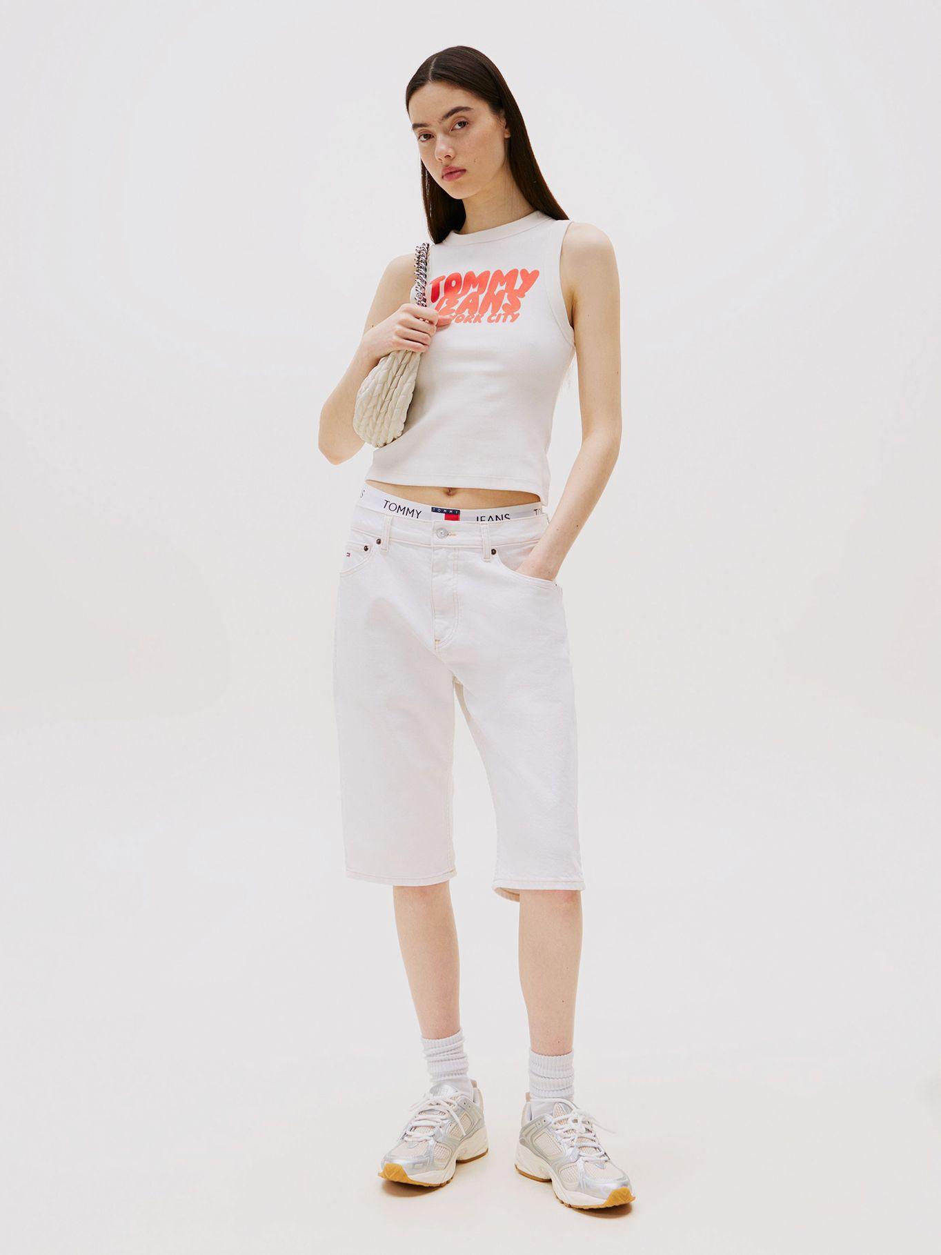Polera Bubble Con Logo Blanco Tommy Jeans-1
