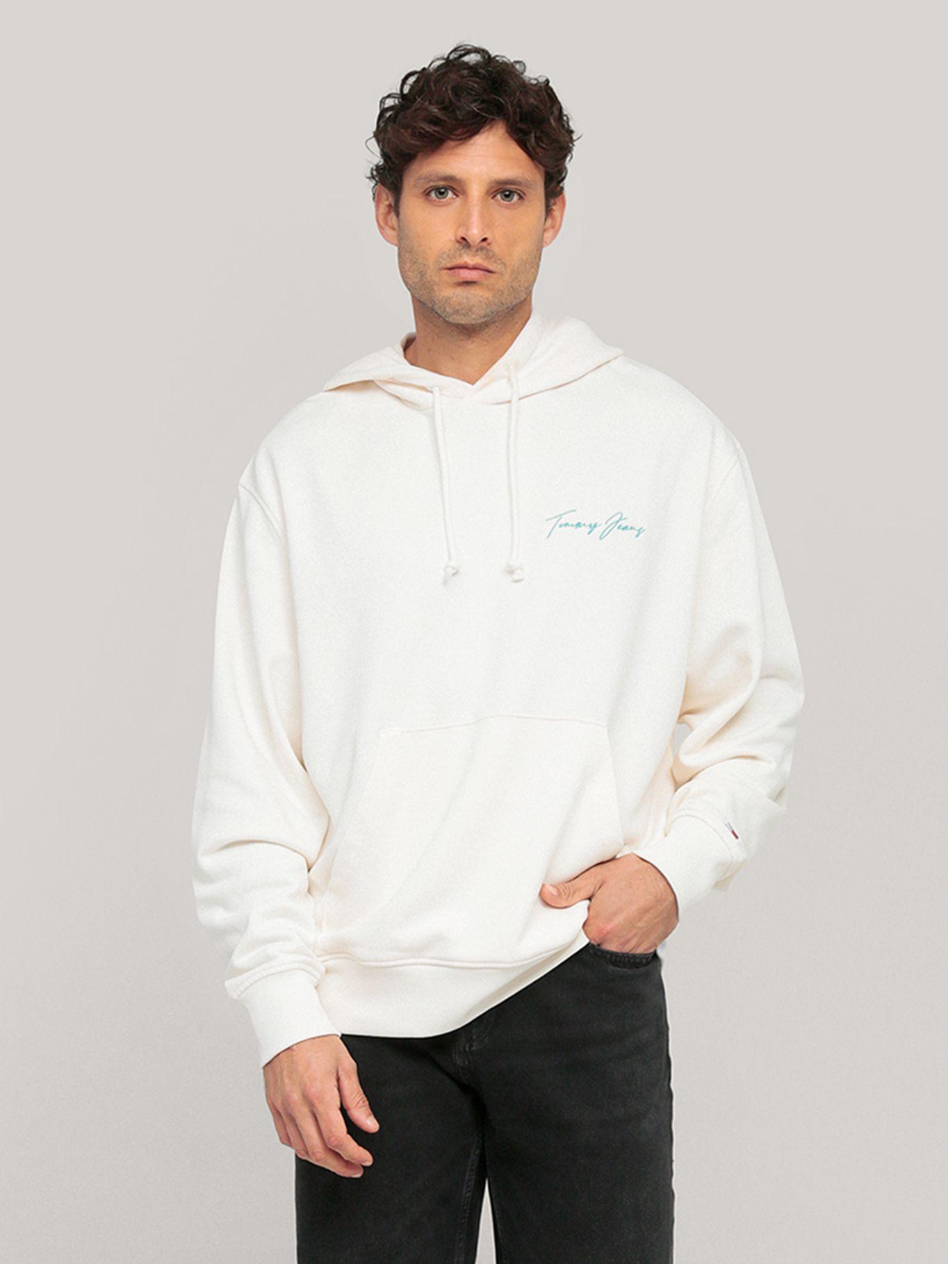 Polerón Hoodie Beach Club Graphic Blanco Tommy Jeans-0