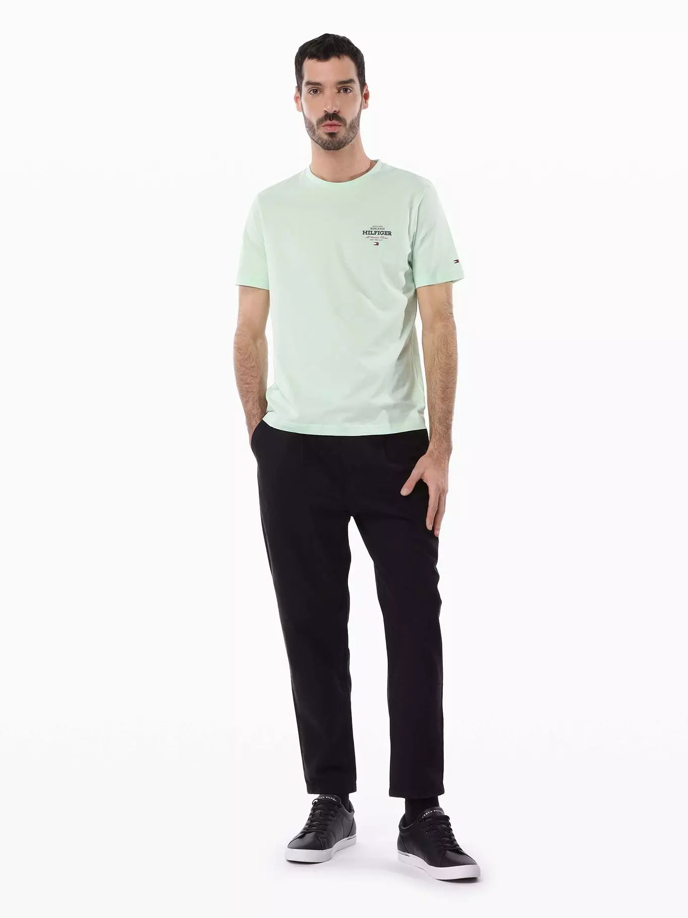 Polera Monotype All America Logo Verde Tommy Hilfiger-1