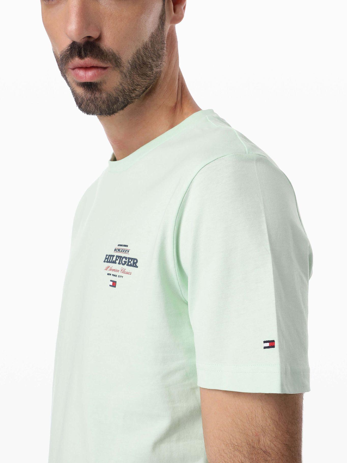 Polera Monotype All America Logo Verde Tommy Hilfiger-4