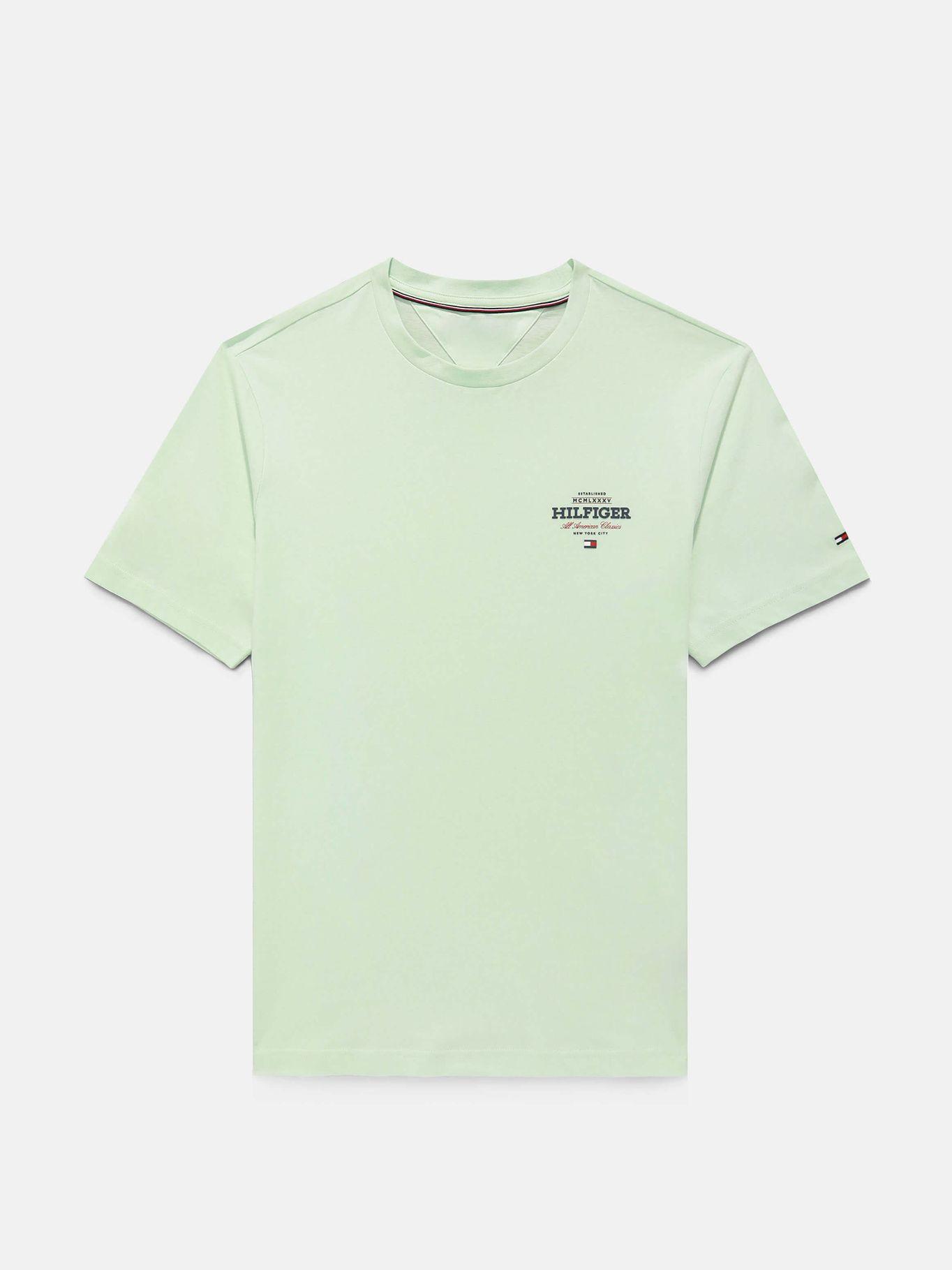 Polera Monotype All America Logo Verde Tommy Hilfiger-5