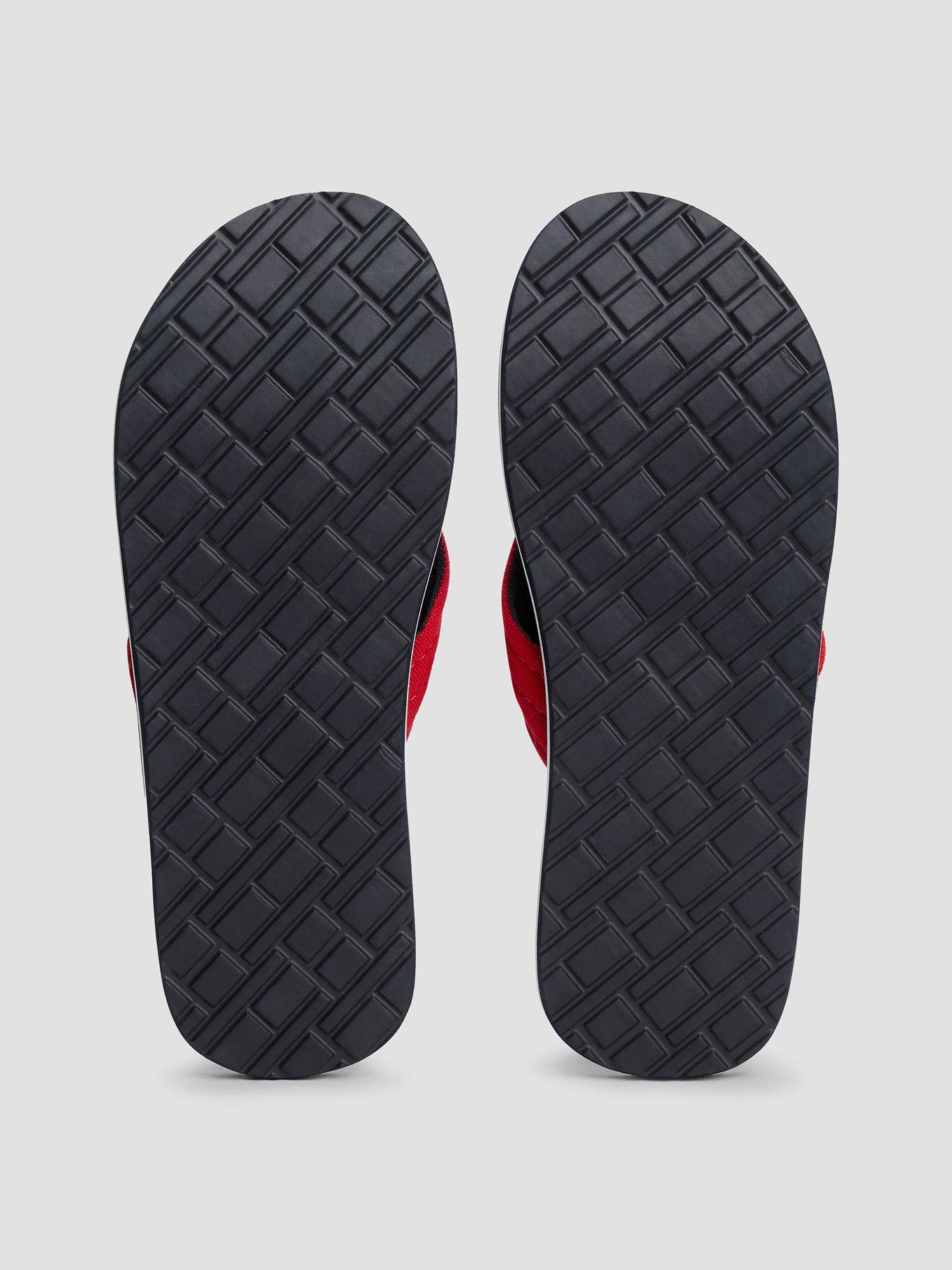 Sandalias De Tela Trenzada Con Logo Rojo Tommy Hilfiger-3