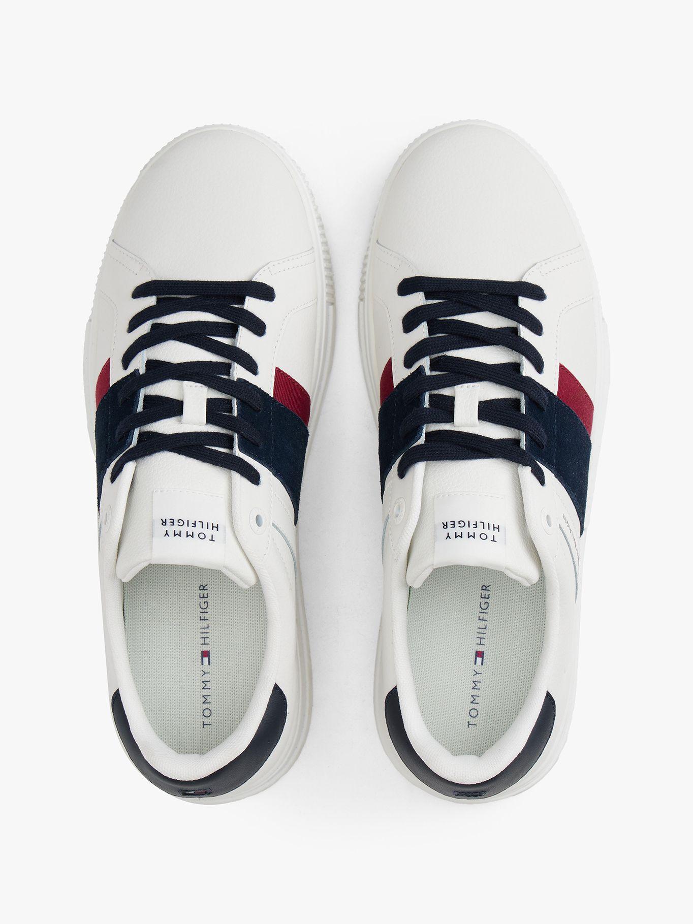 Zapatilla Supercup Textura Mixta Blanco Tommy Hilfiger-3