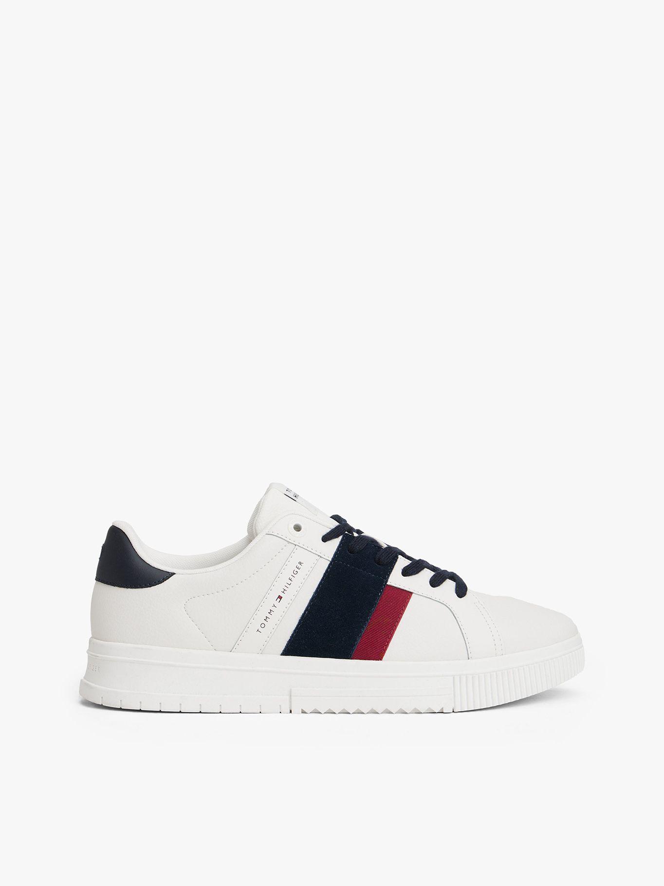 Zapatilla Supercup Textura Mixta Blanco Tommy Hilfiger-5