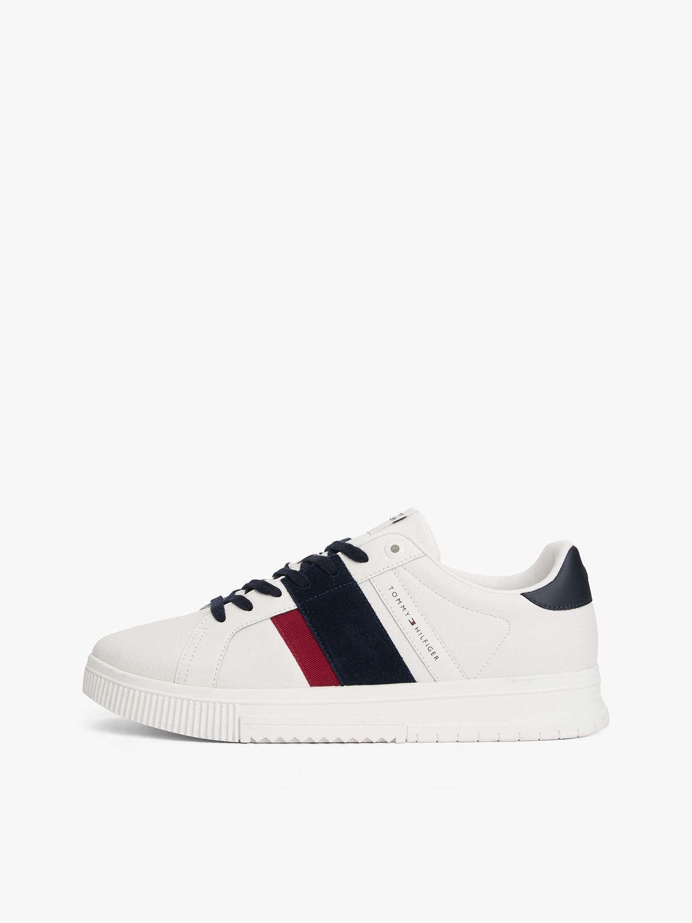 Zapatilla Supercup Textura Mixta Blanco Tommy Hilfiger-6
