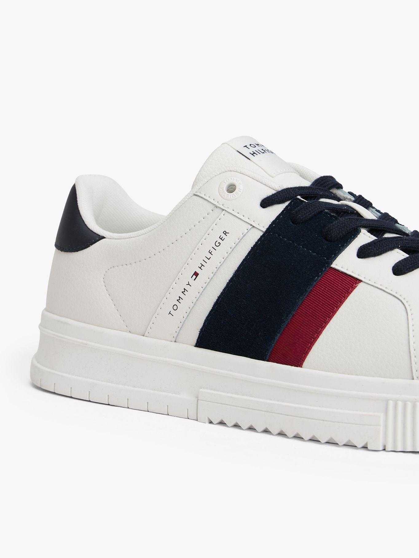 Zapatilla Supercup Textura Mixta Blanco Tommy Hilfiger-7