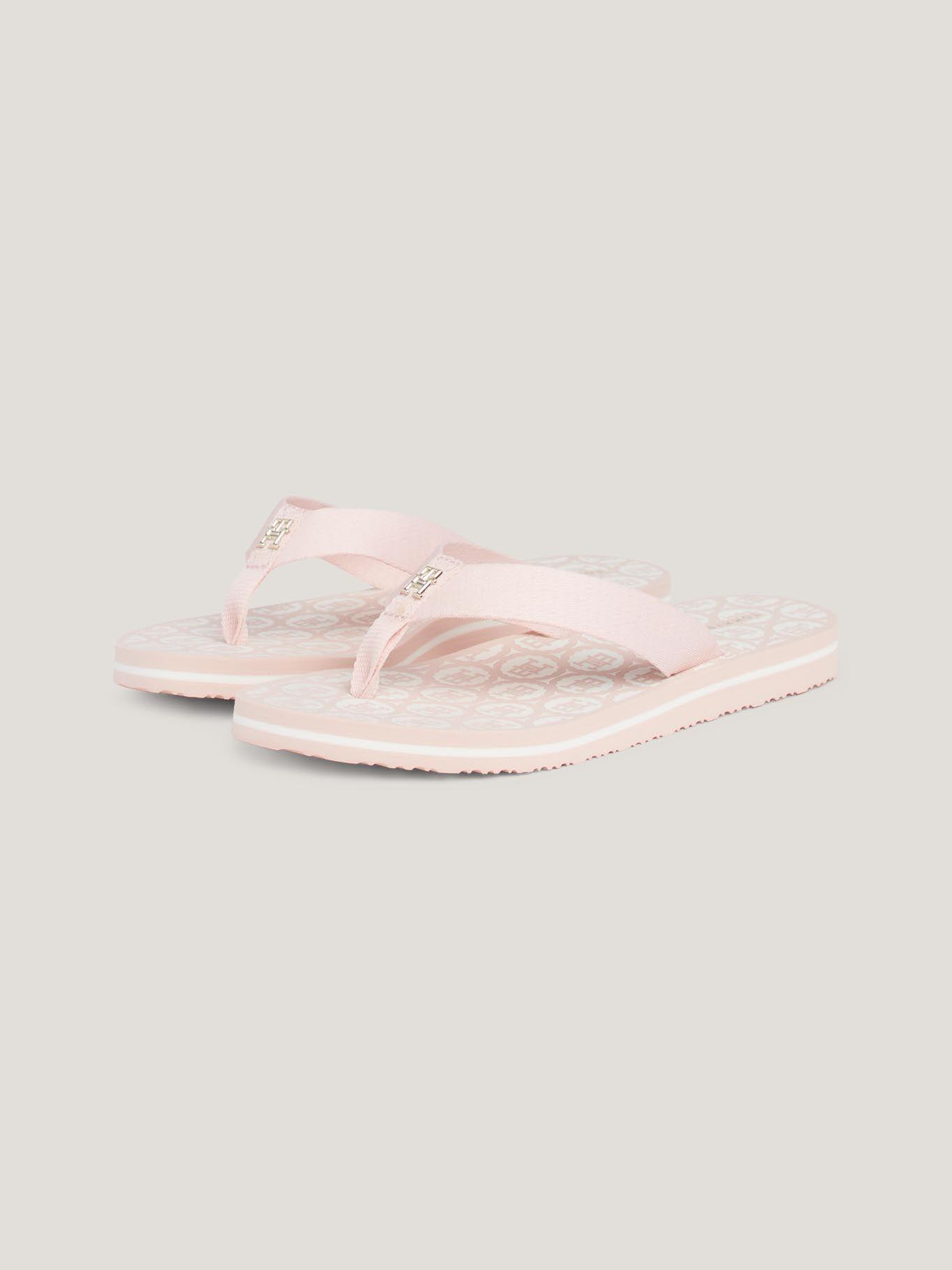 Sandalia Logo Emblem Rosado Tommy Hilfiger-0