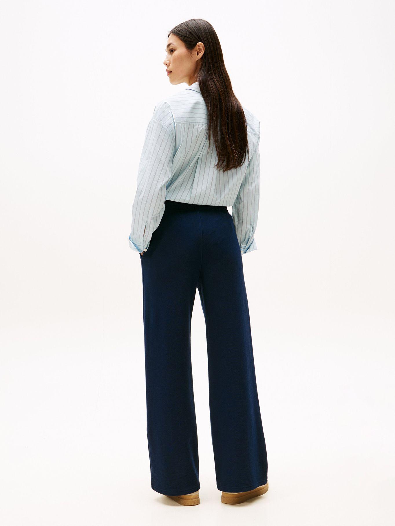 Joggers Con Logo Bordado Azul Tommy Hilfiger-2