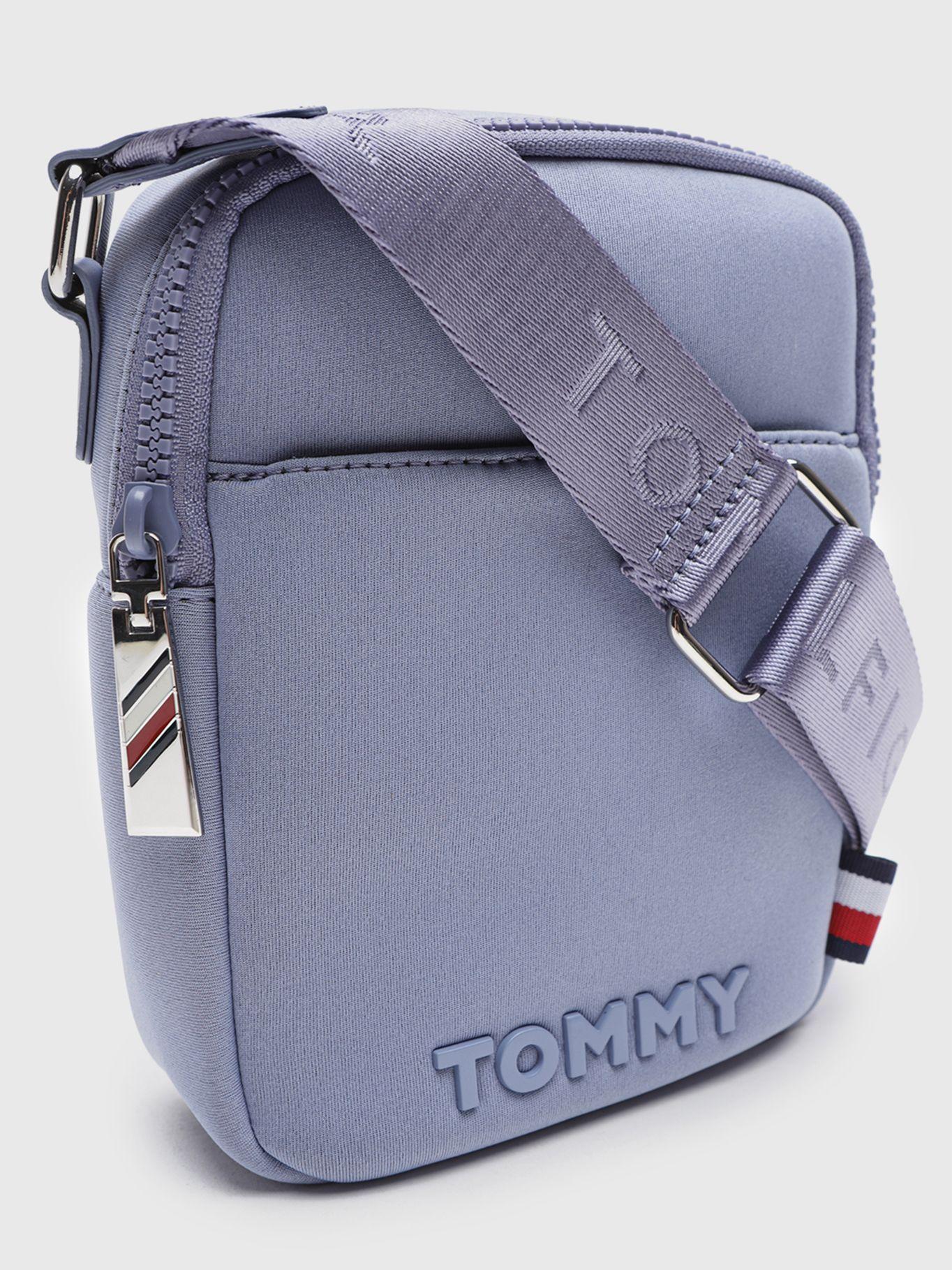 Bolso Purse Signature Logo Celeste Tommy Hilfiger-2