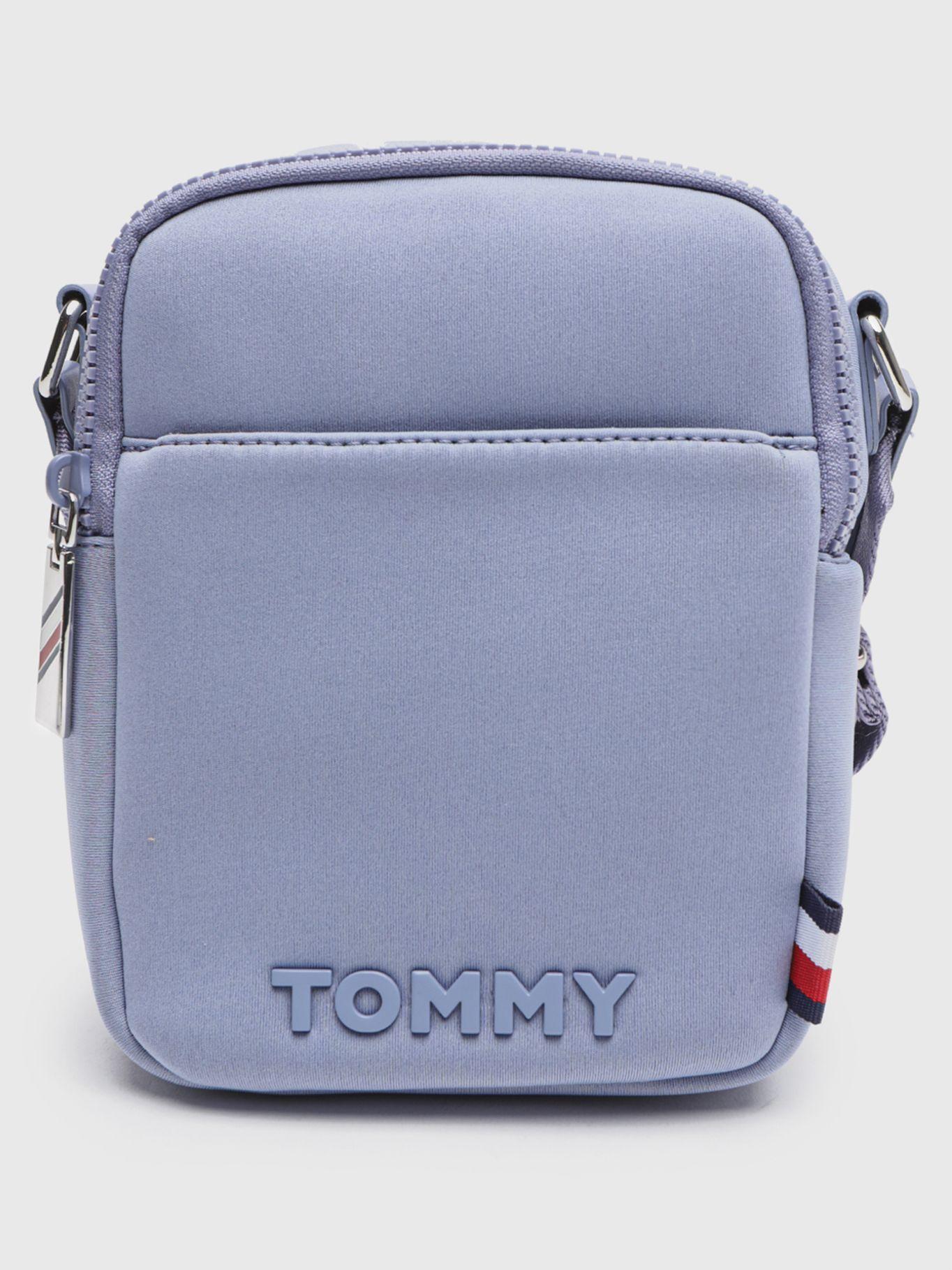 Bolso Purse Signature Logo Celeste Tommy Hilfiger-0