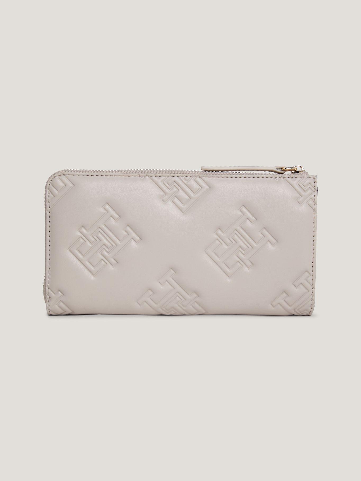 Billetera Print Monogram Beige Tommy Hilfiger-1