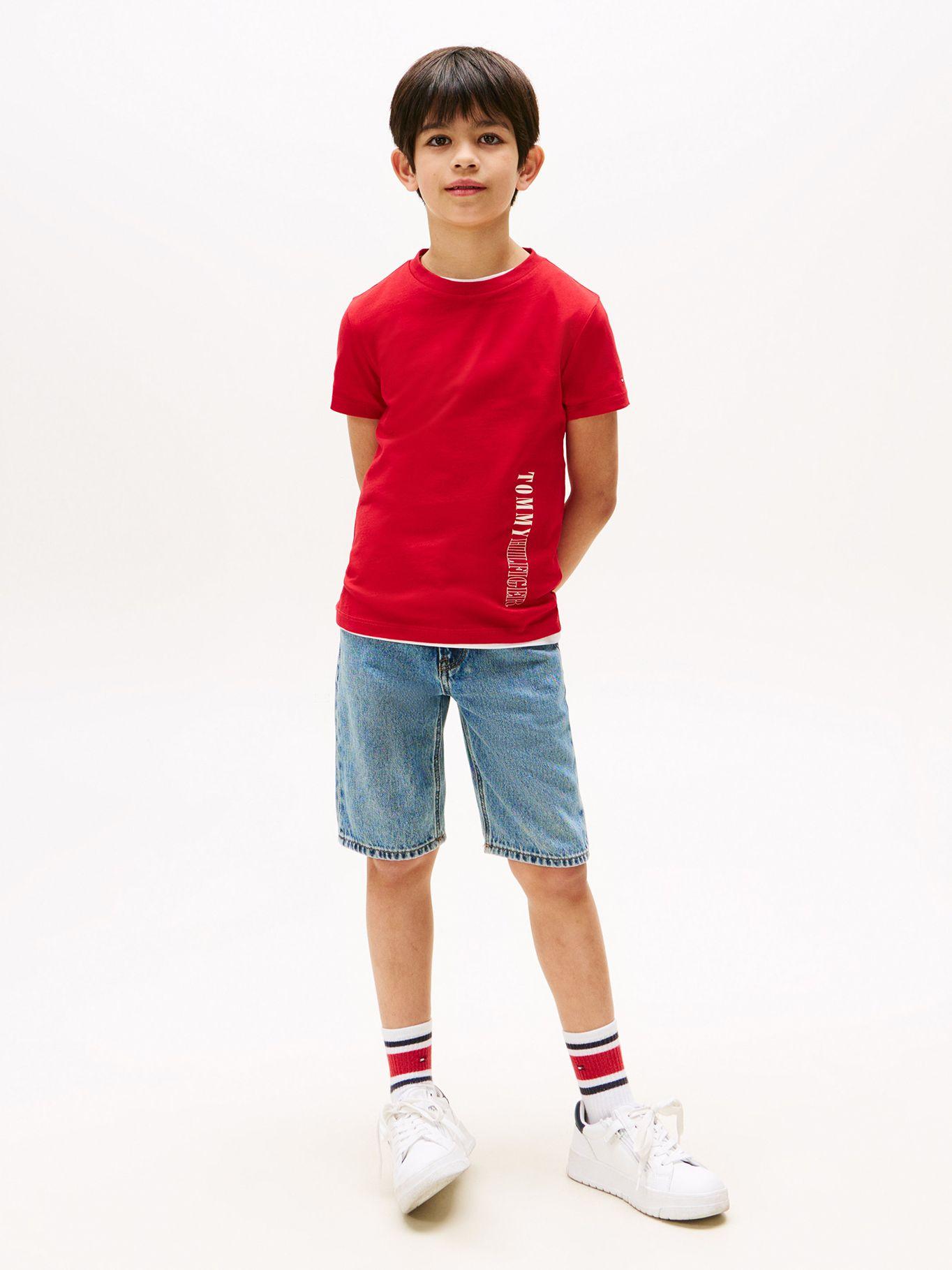 Polera Con Logo Gráfico/Rojo Tommy Hilfiger-1