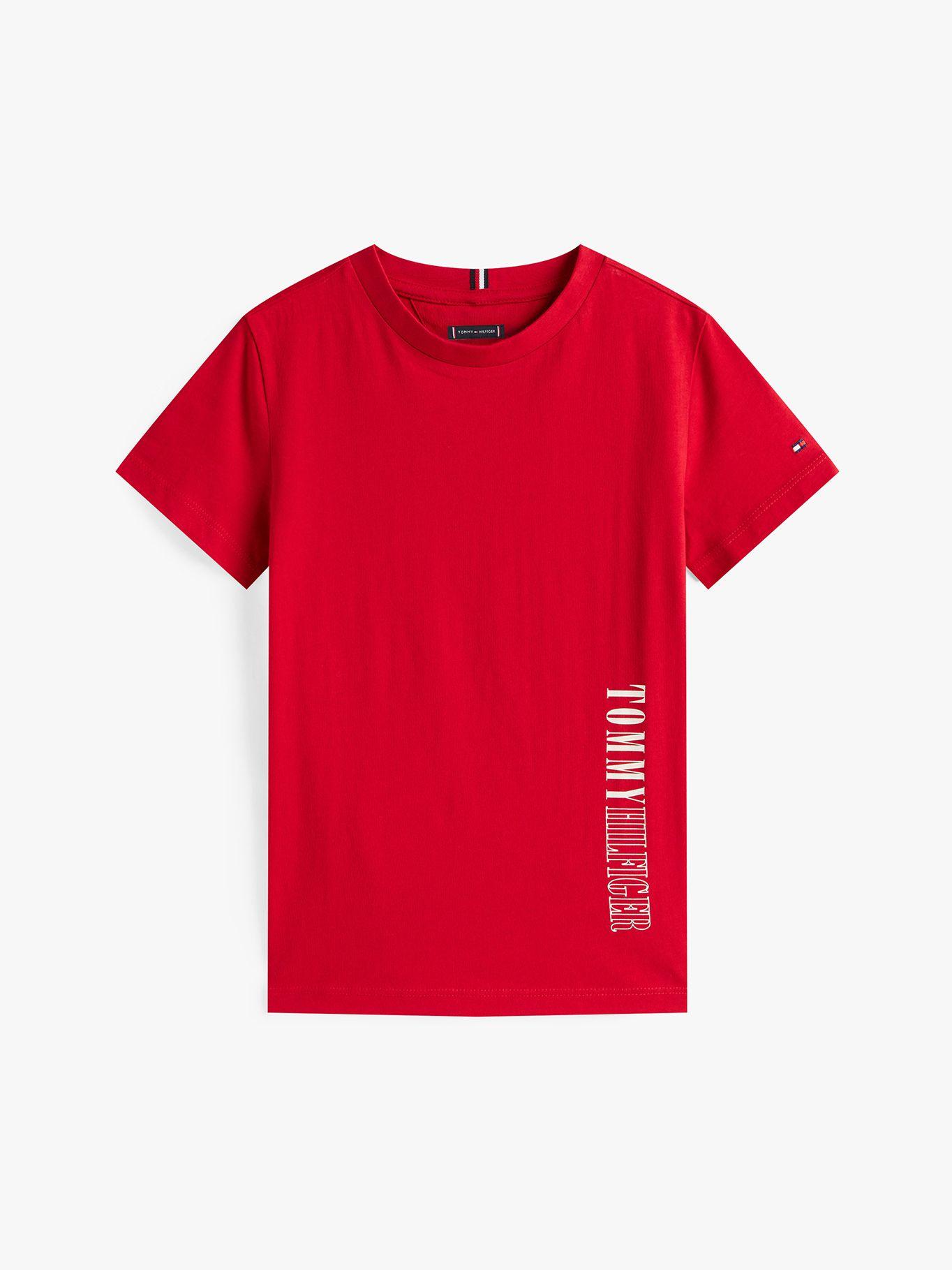 Polera Con Logo Gráfico/Rojo Tommy Hilfiger-4
