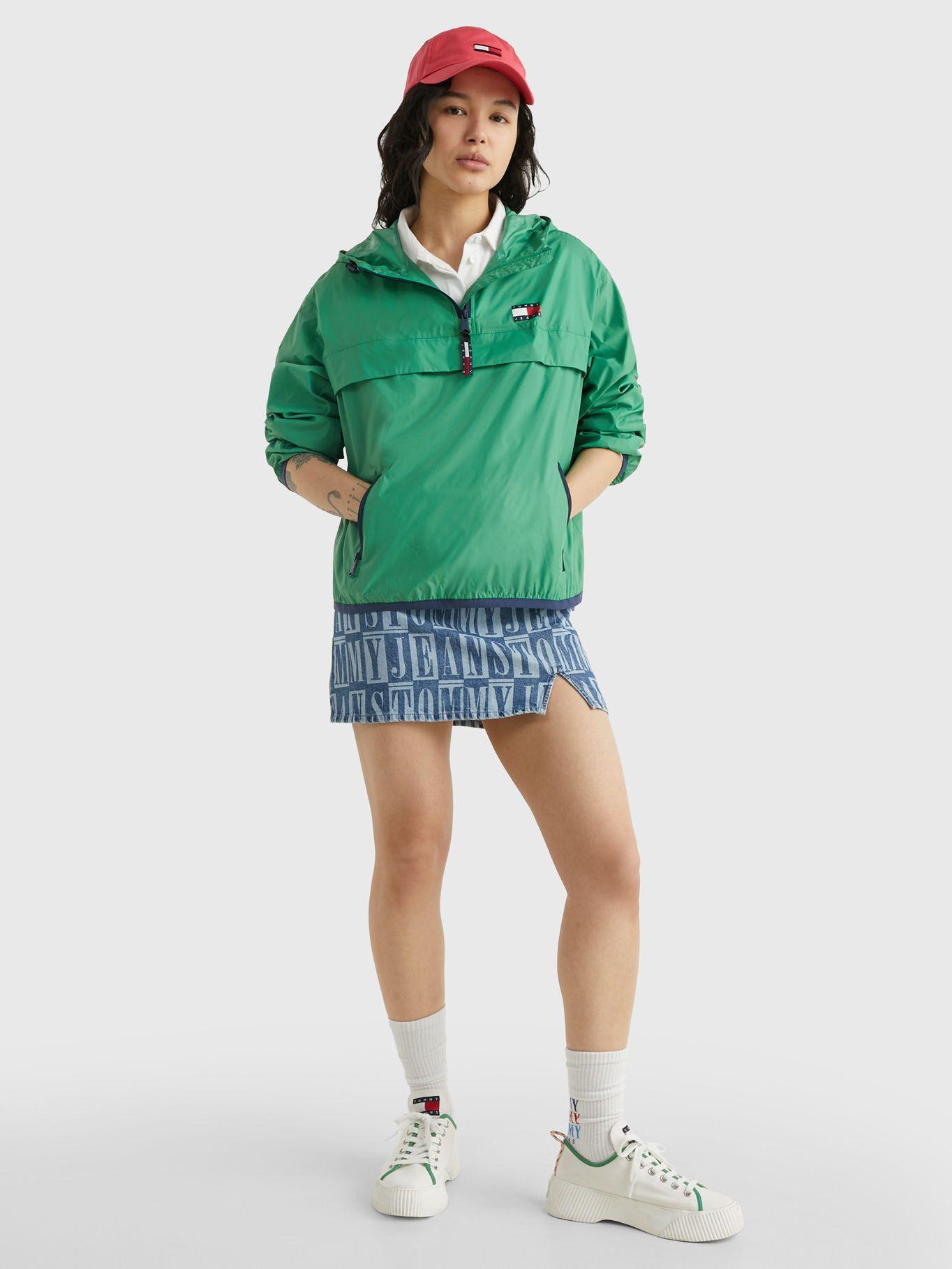 Cortavientos Chicago Plegable Verde Tommy Jeans-1